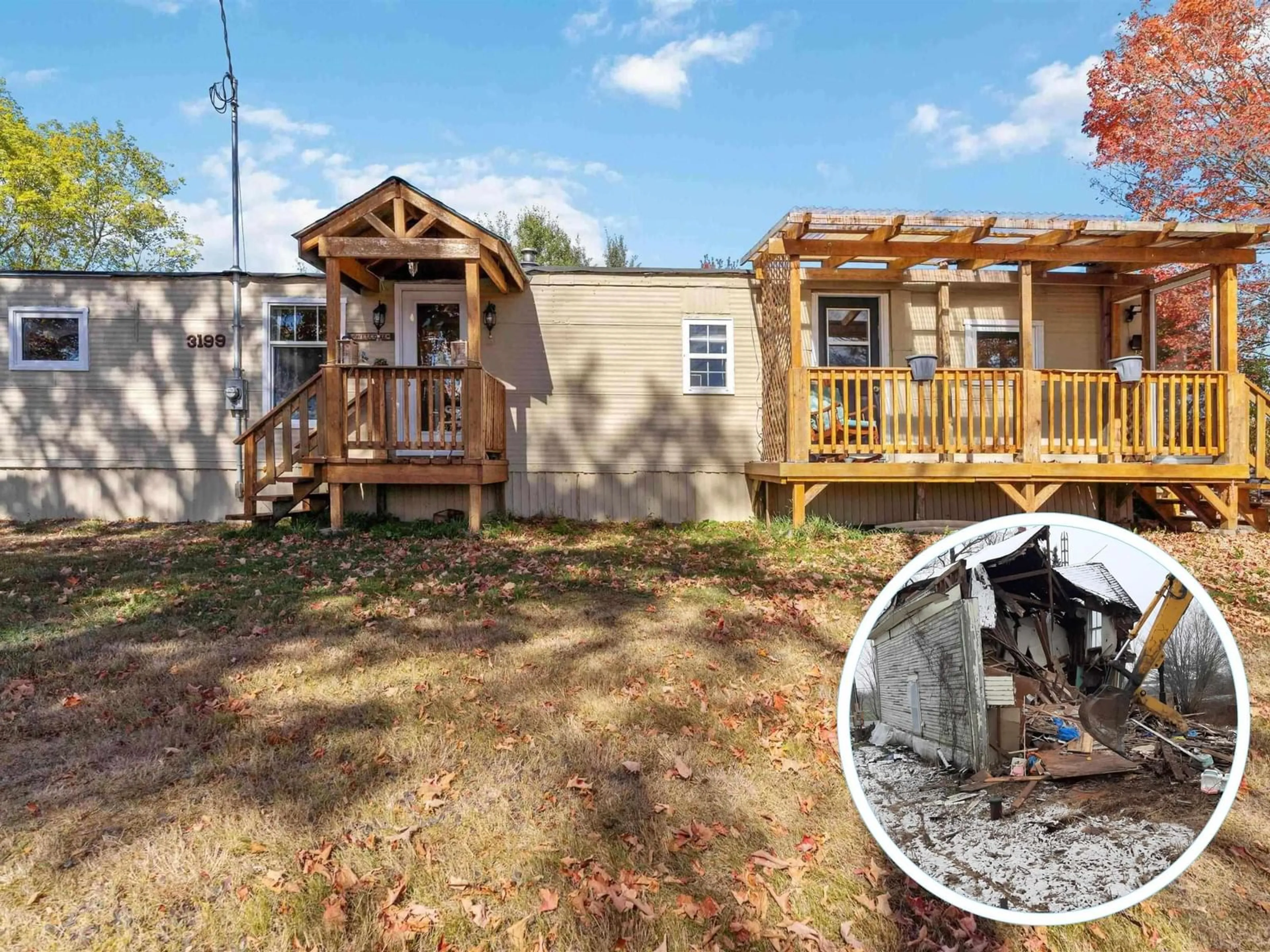 A pic from outside/outdoor area/front of a property/back of a property/a pic from drone, building for 3199 Brooklyn St, Weston Nova Scotia B0P 1R0