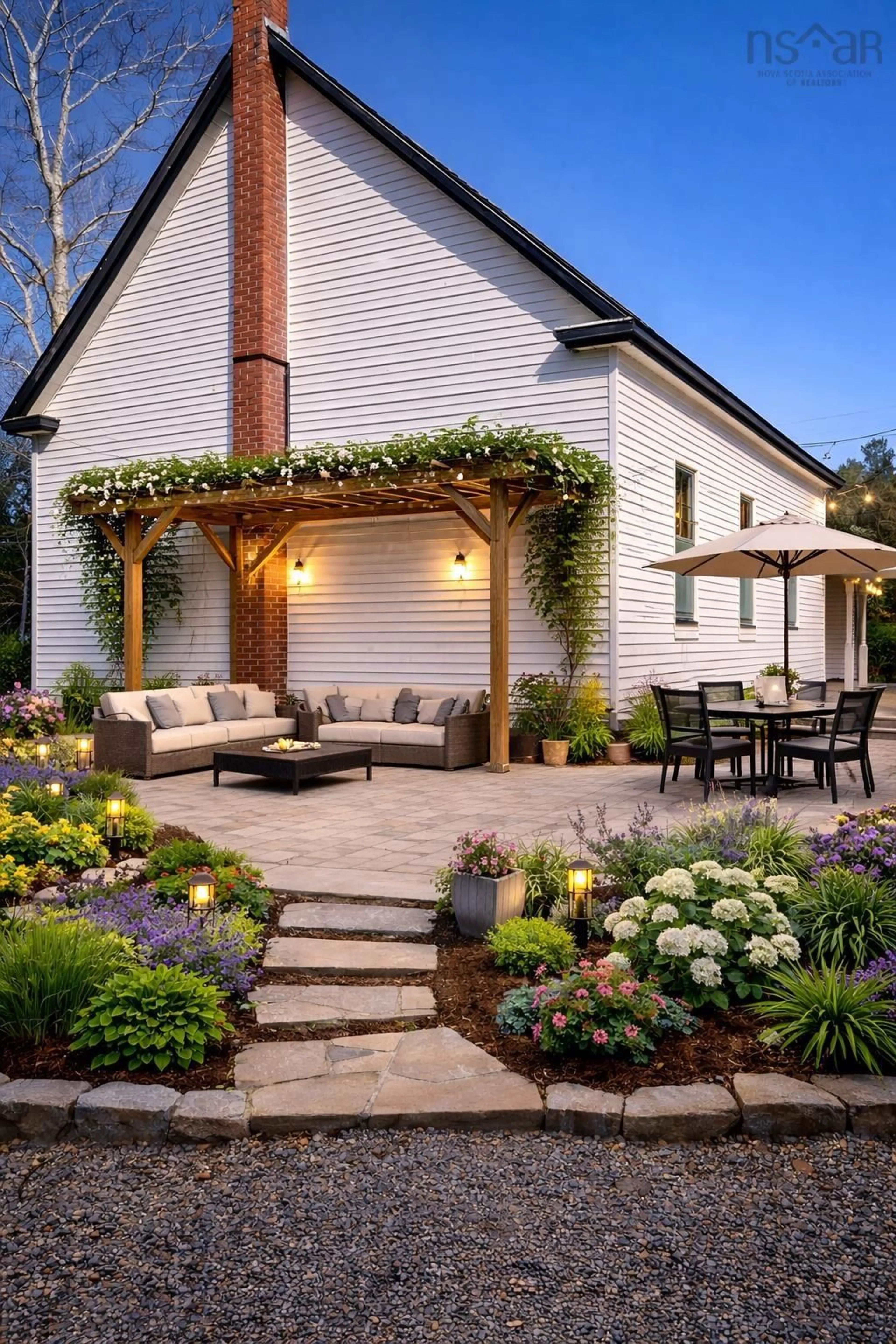 Patio, street for 1568 Highway 331, Pleasantville Nova Scotia B0R 1G0