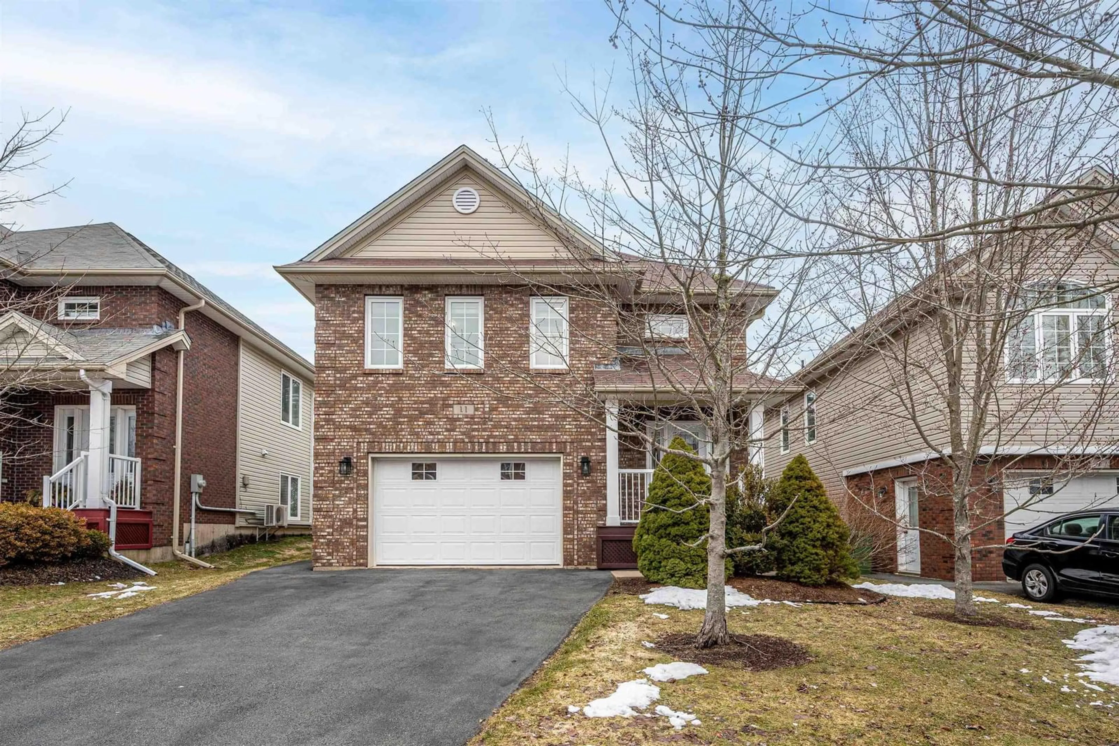 Home with brick exterior material, street for 11 Stockton Ridge, Bedford Nova Scotia B4A 0E4