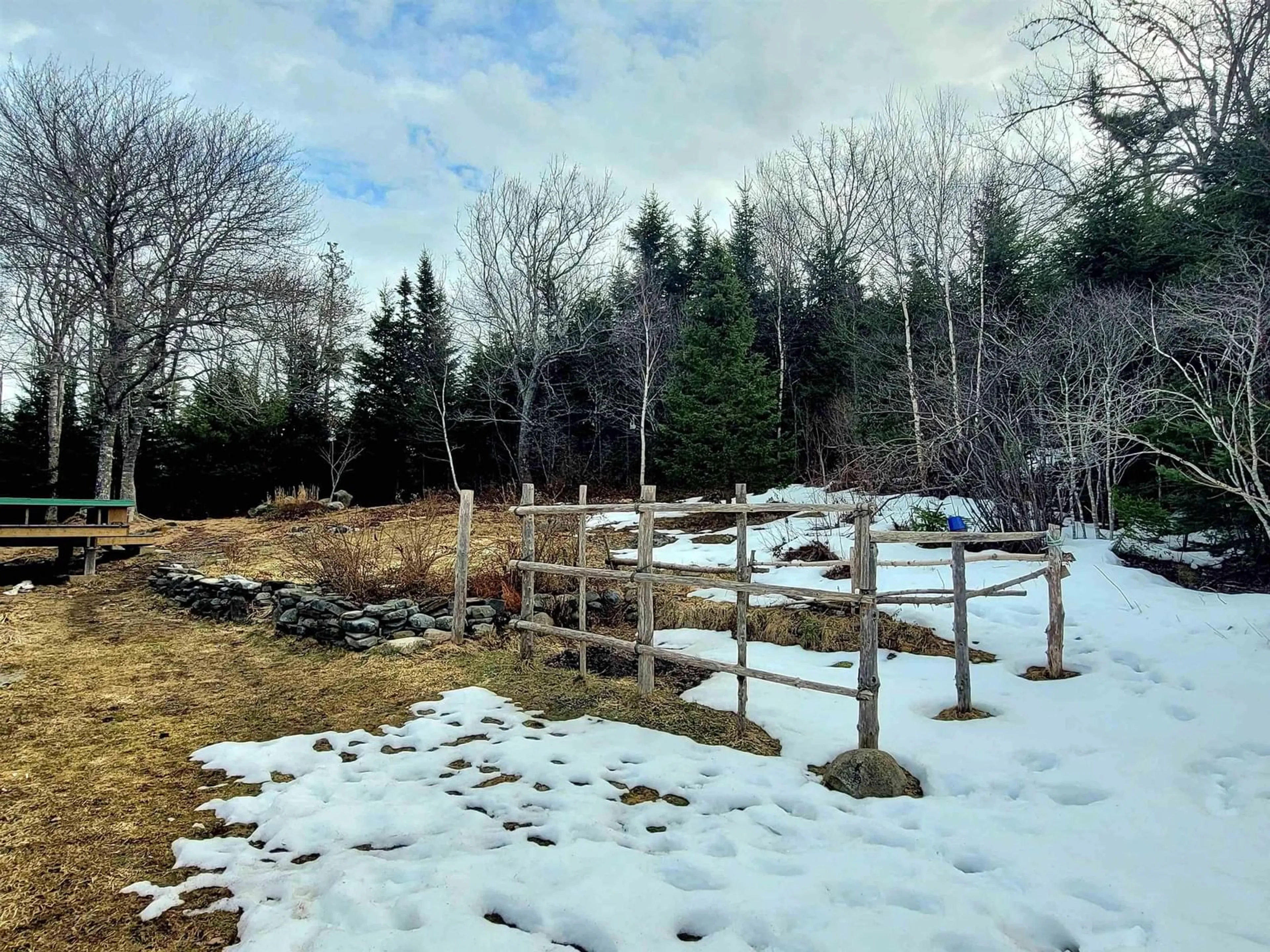 A pic from outside/outdoor area/front of a property/back of a property/a pic from drone, forest/trees view for 10 River Rd, Port L'Hebert Nova Scotia B0T 1V0