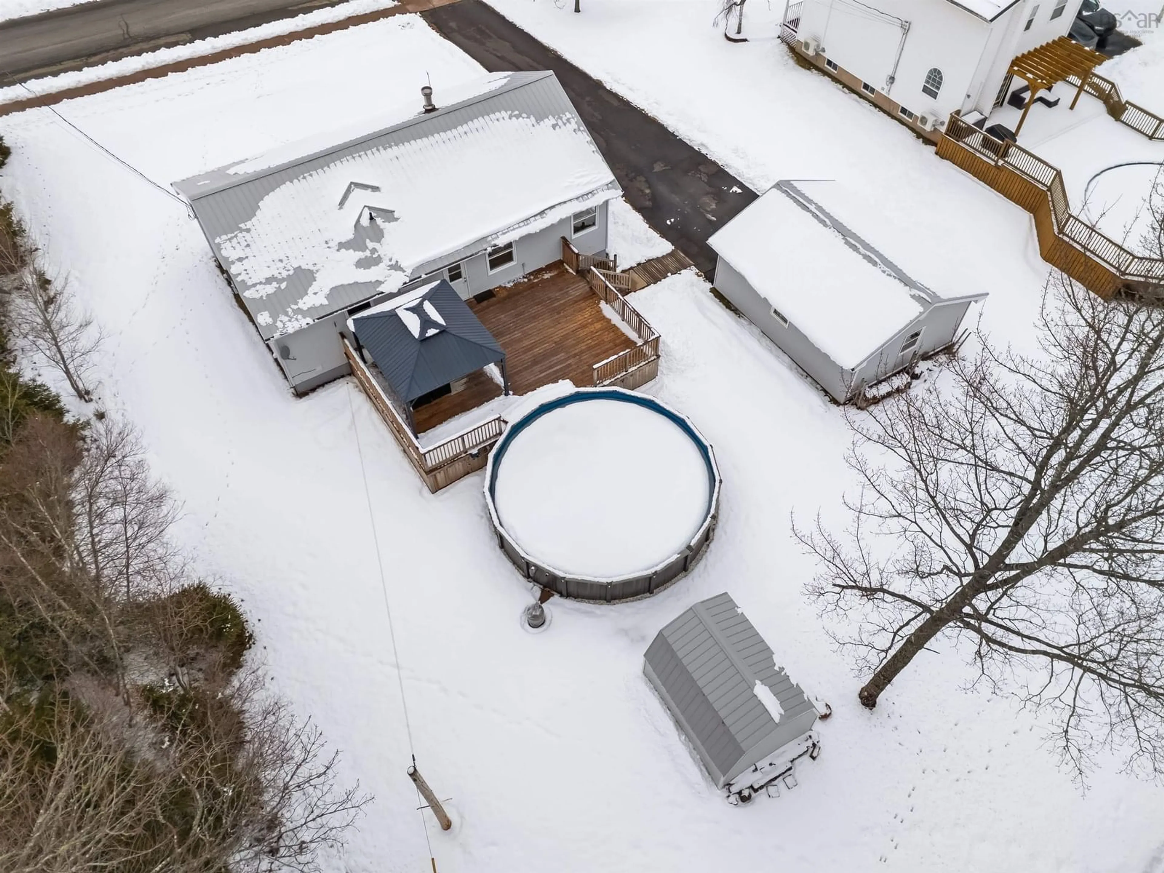 A pic from outside/outdoor area/front of a property/back of a property/a pic from drone, street for 149 Coldstream Dr, Valley Nova Scotia B6L 3G3