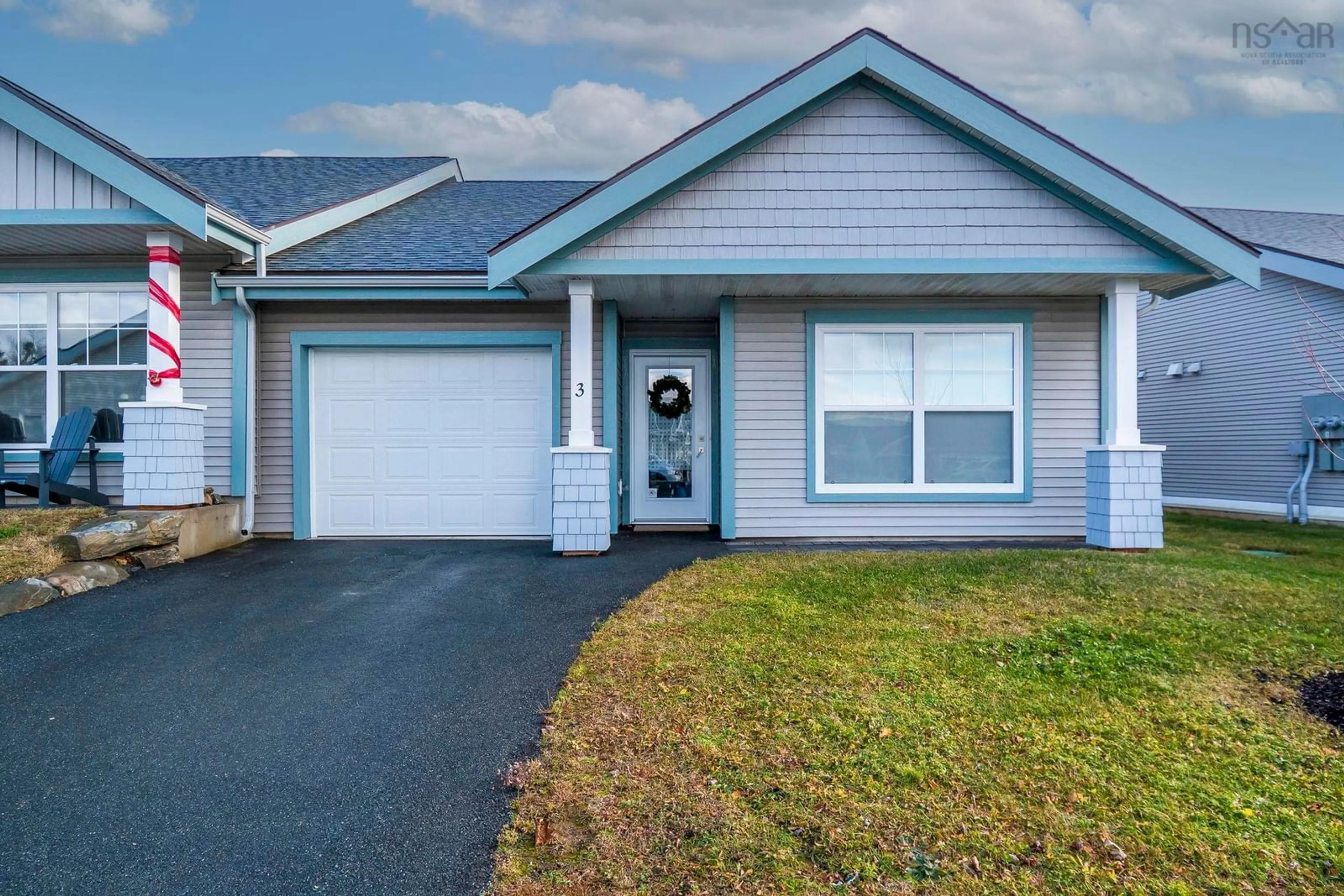 Home with vinyl exterior material, street for 3 Moonlit Ridge, Eastern Passage Nova Scotia B3G 0H5