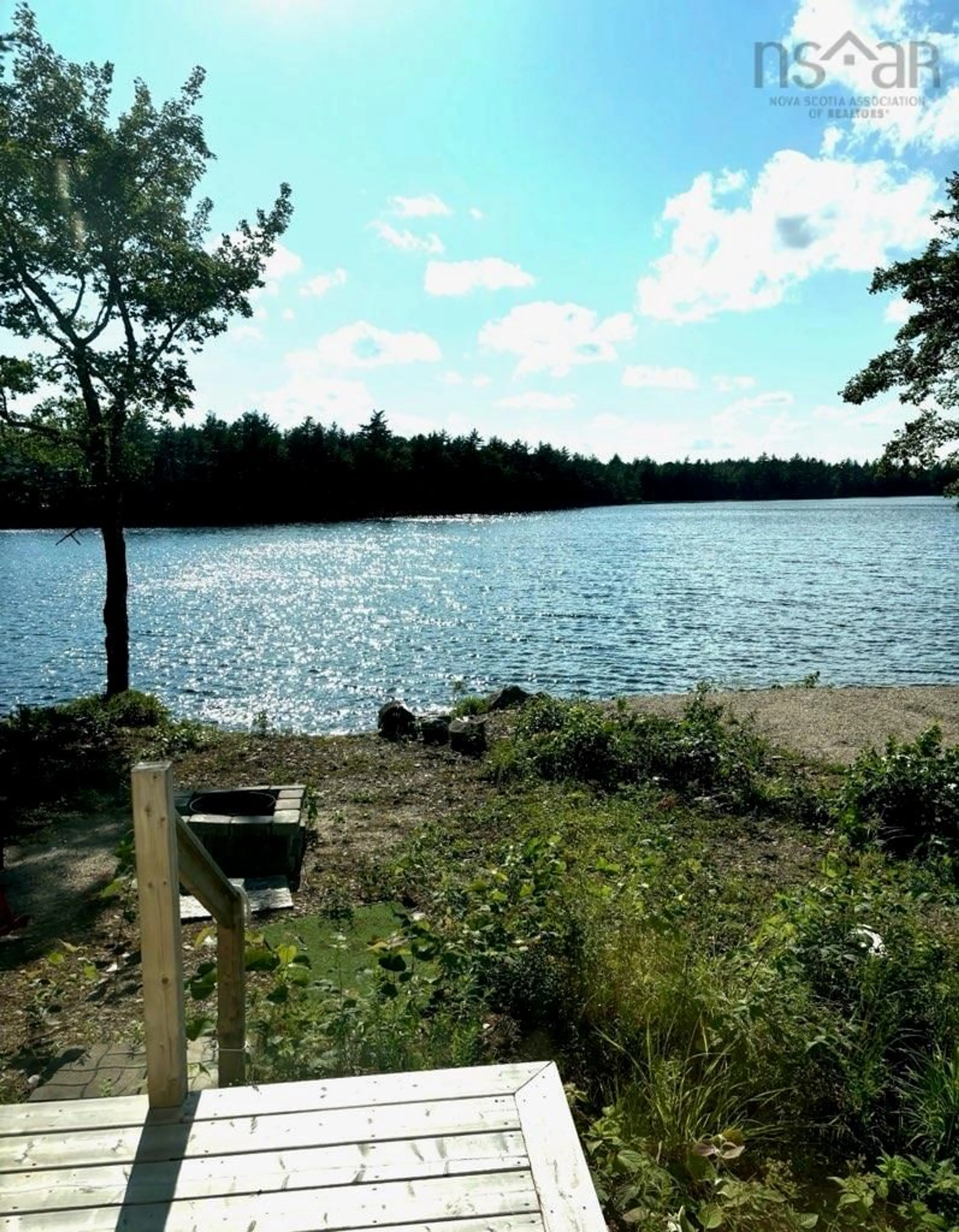 Patio, water/lake/river/ocean view for 576 Second Brook Rd, Western Shore Nova Scotia B0J 1K0
