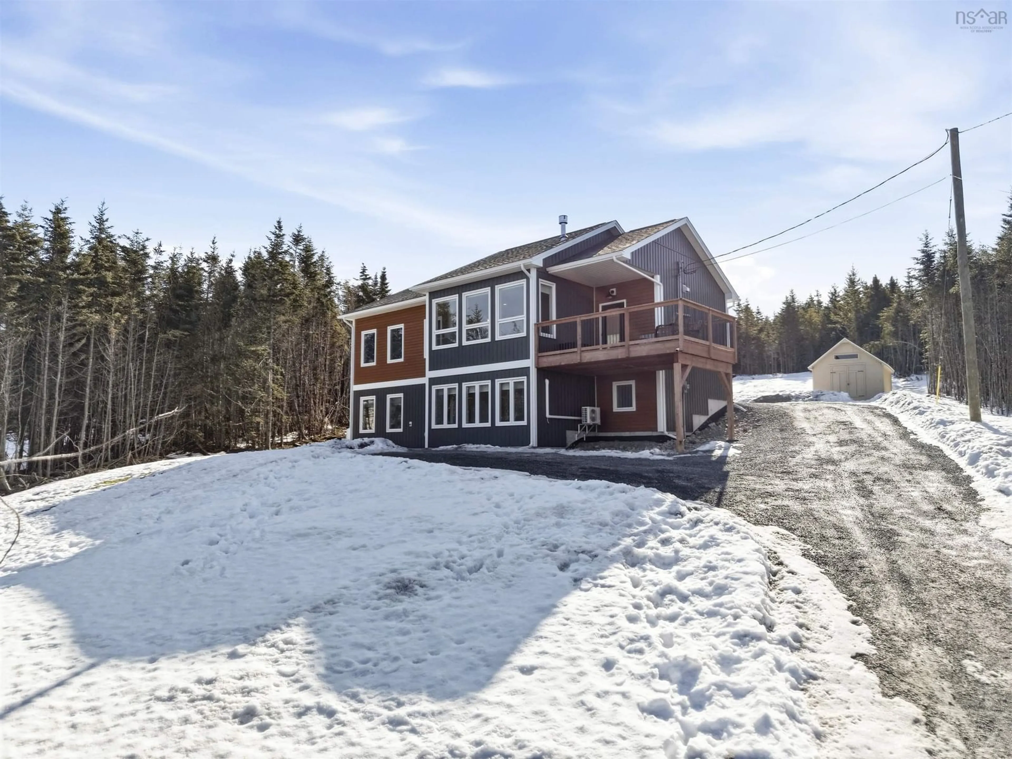 A pic from outside/outdoor area/front of a property/back of a property/a pic from drone, building for 1363 East Petpeswick Rd, Musquodoboit Harbour Nova Scotia B0J 2L0