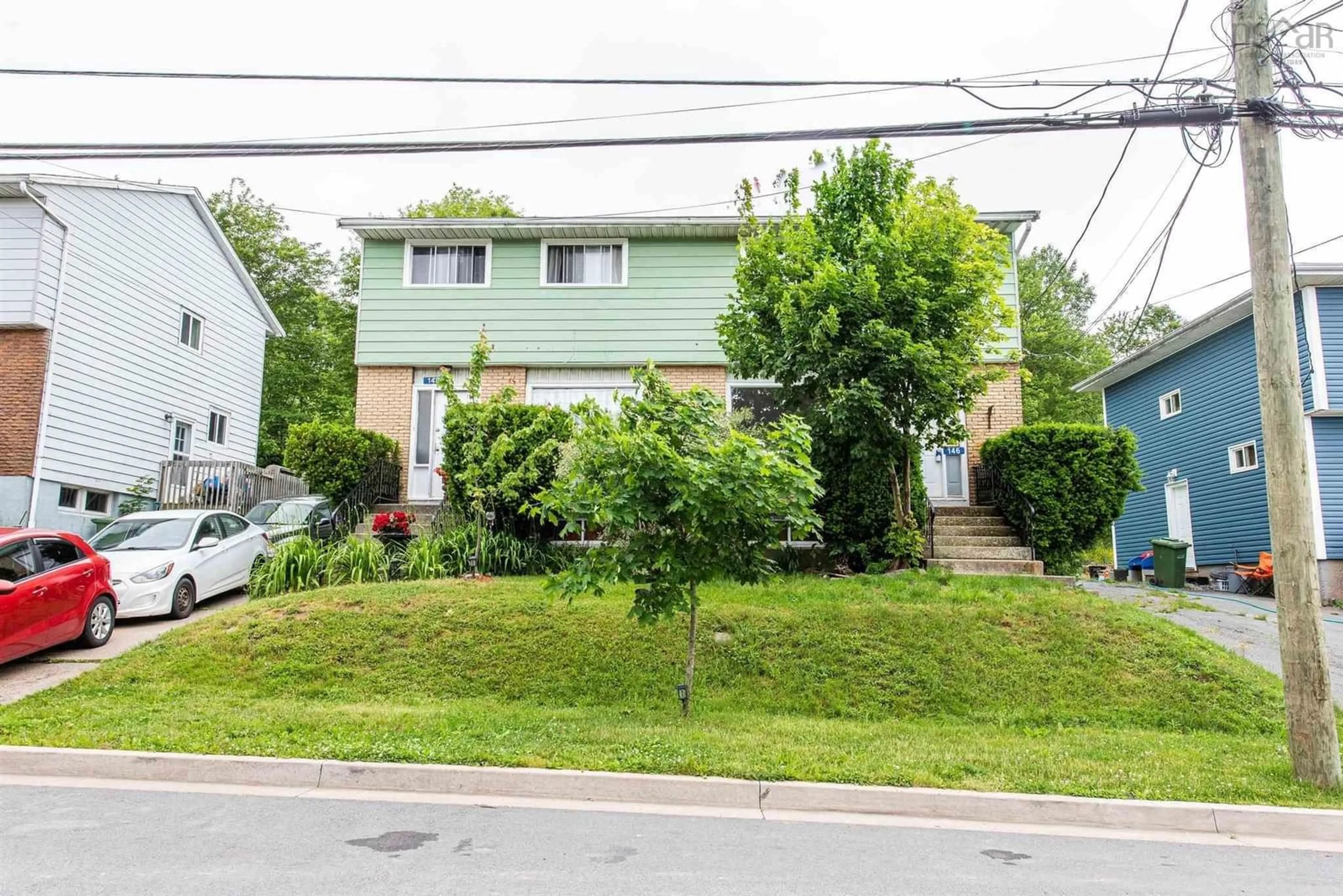 A pic from outside/outdoor area/front of a property/back of a property/a pic from drone, street for 146/148 Roleika Dr, Dartmouth Nova Scotia B2X 1M6