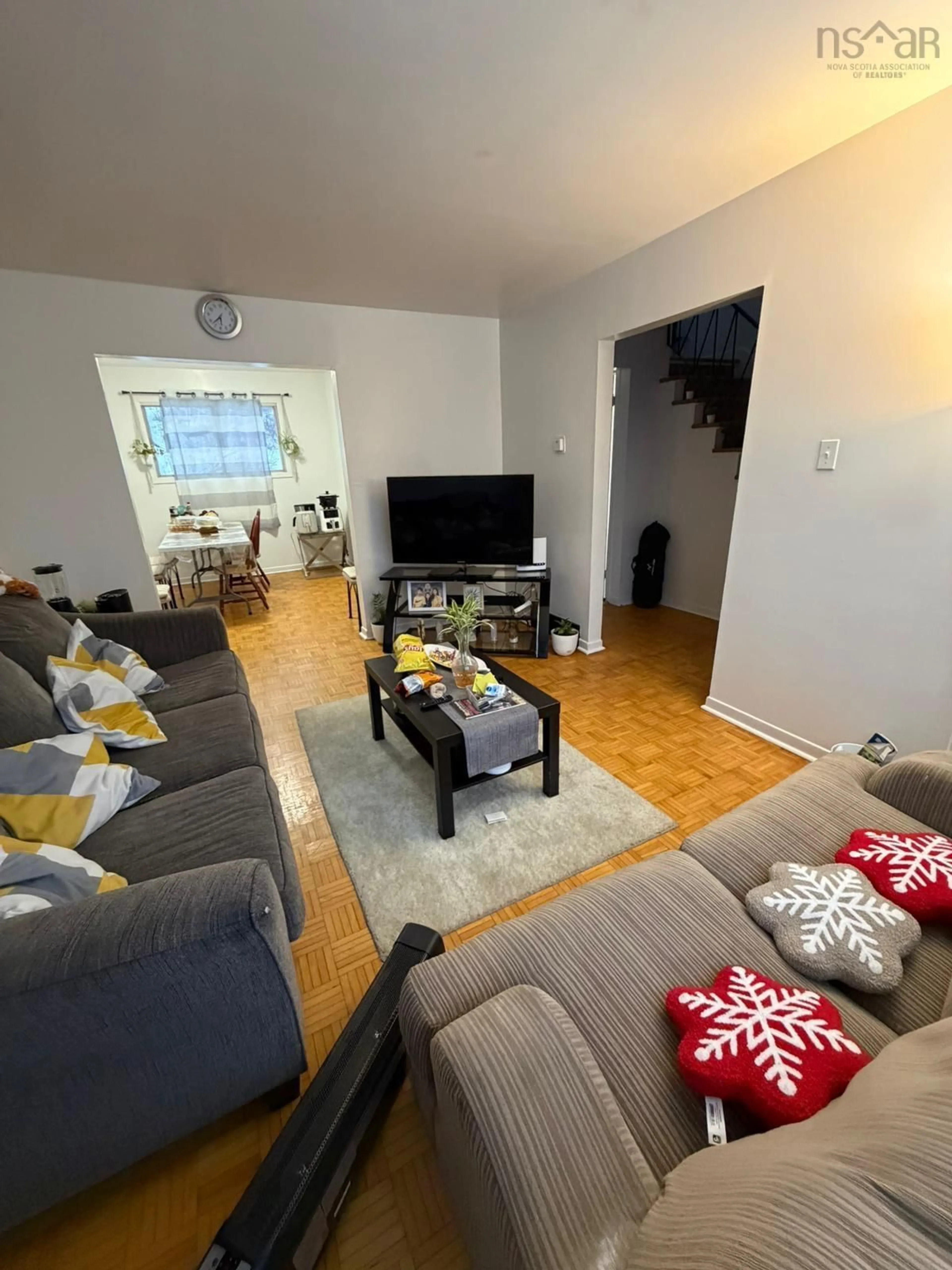 Living room with furniture, floor is not visible for 146/148 Roleika Dr, Dartmouth Nova Scotia B2X 1M6
