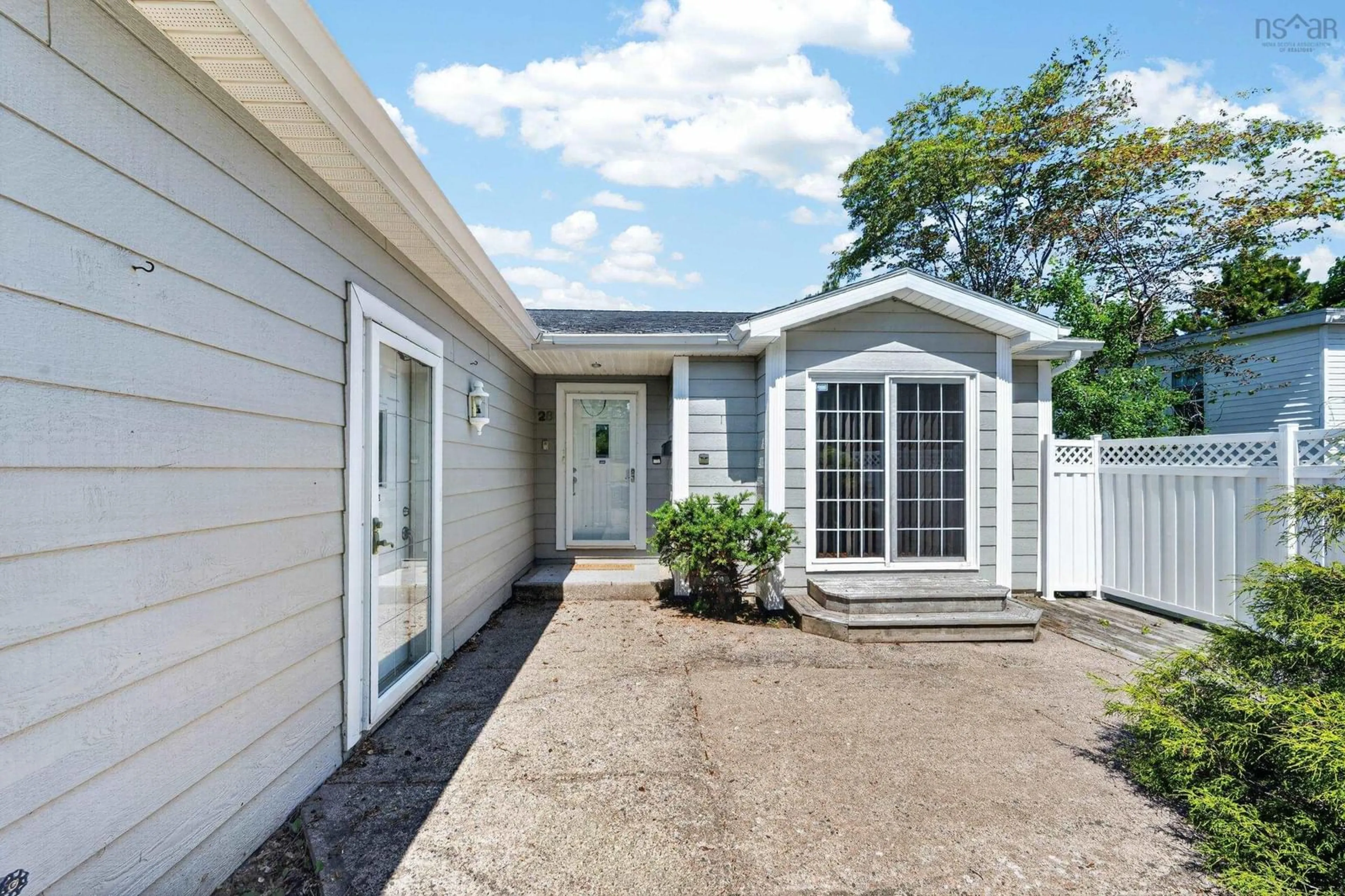 Home with vinyl exterior material, street for 28 Old Kings Rd, Sydney Nova Scotia B1S 2B5