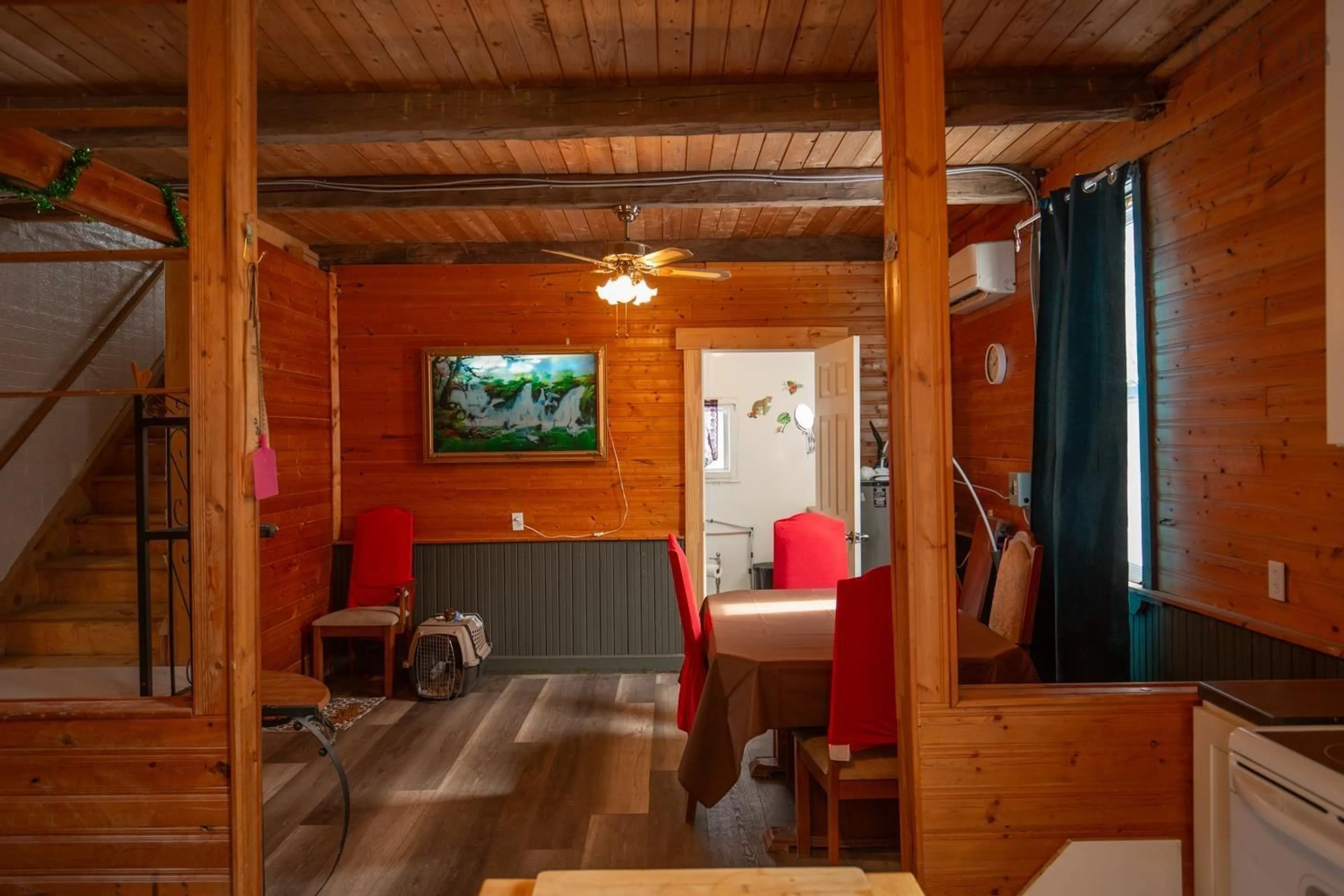 Dining room, wood/laminate floor for 107 Upper Pembroke Rd, Pembroke Nova Scotia B0N 2P0