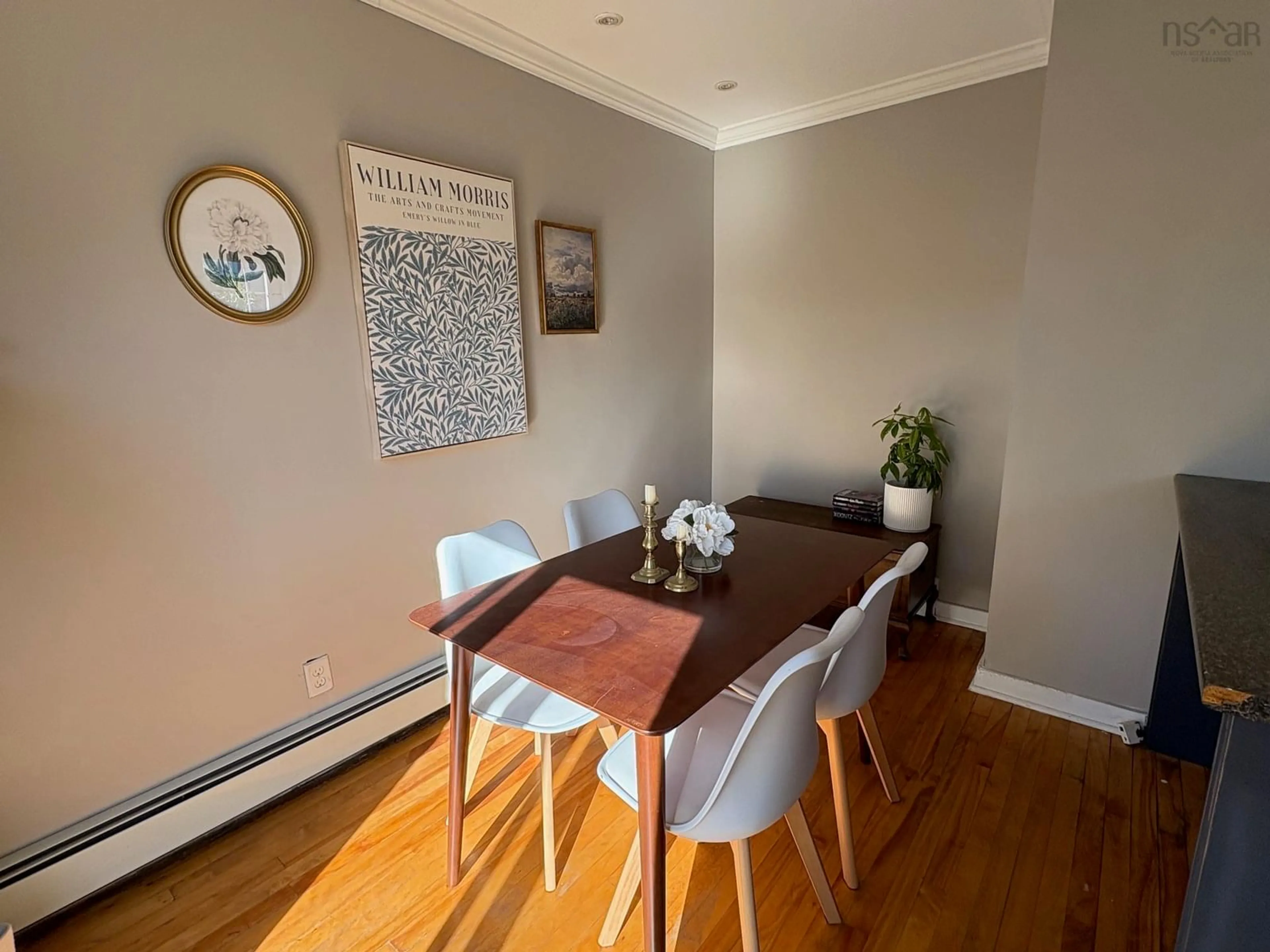 Dining room, wood/laminate floor for 137 Alexander St, Glace Bay Nova Scotia B1A 4A6