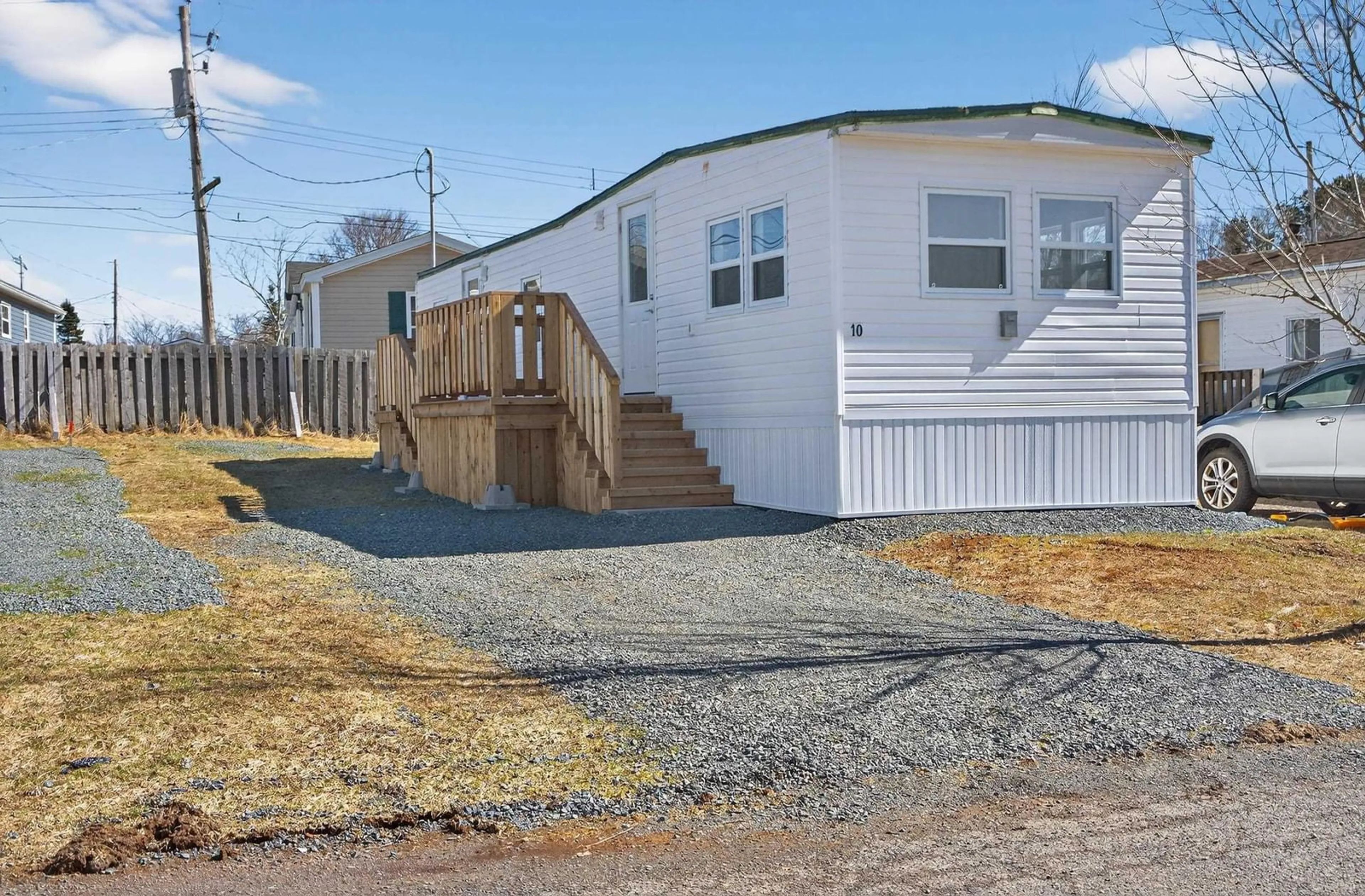 Home with vinyl exterior material, street for 10 Christina Lane, Salmon River Nova Scotia B2N 7G4