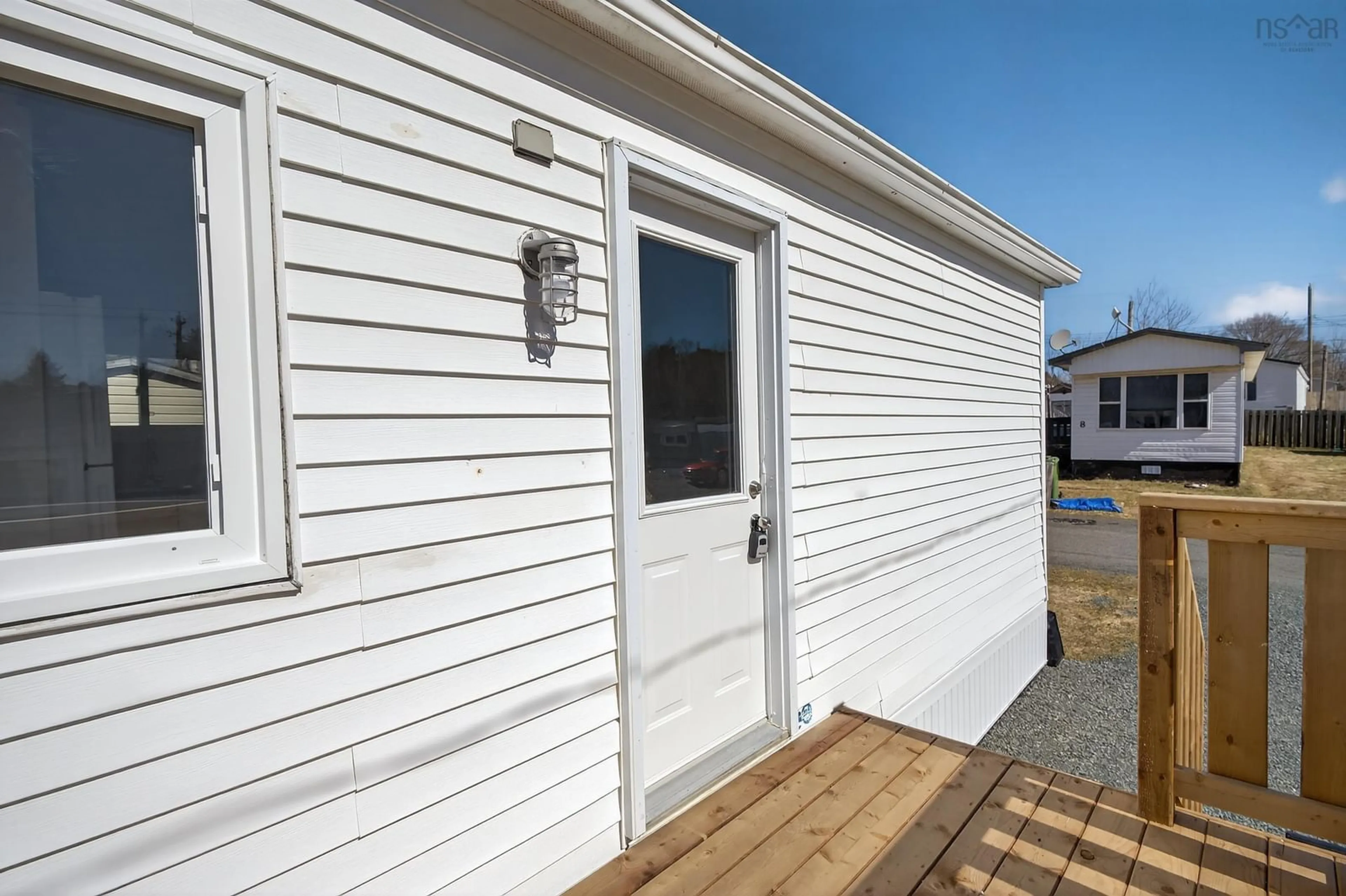 Home with vinyl exterior material, street for 7 Christina Lane, Salmon River Nova Scotia B2N 7G4