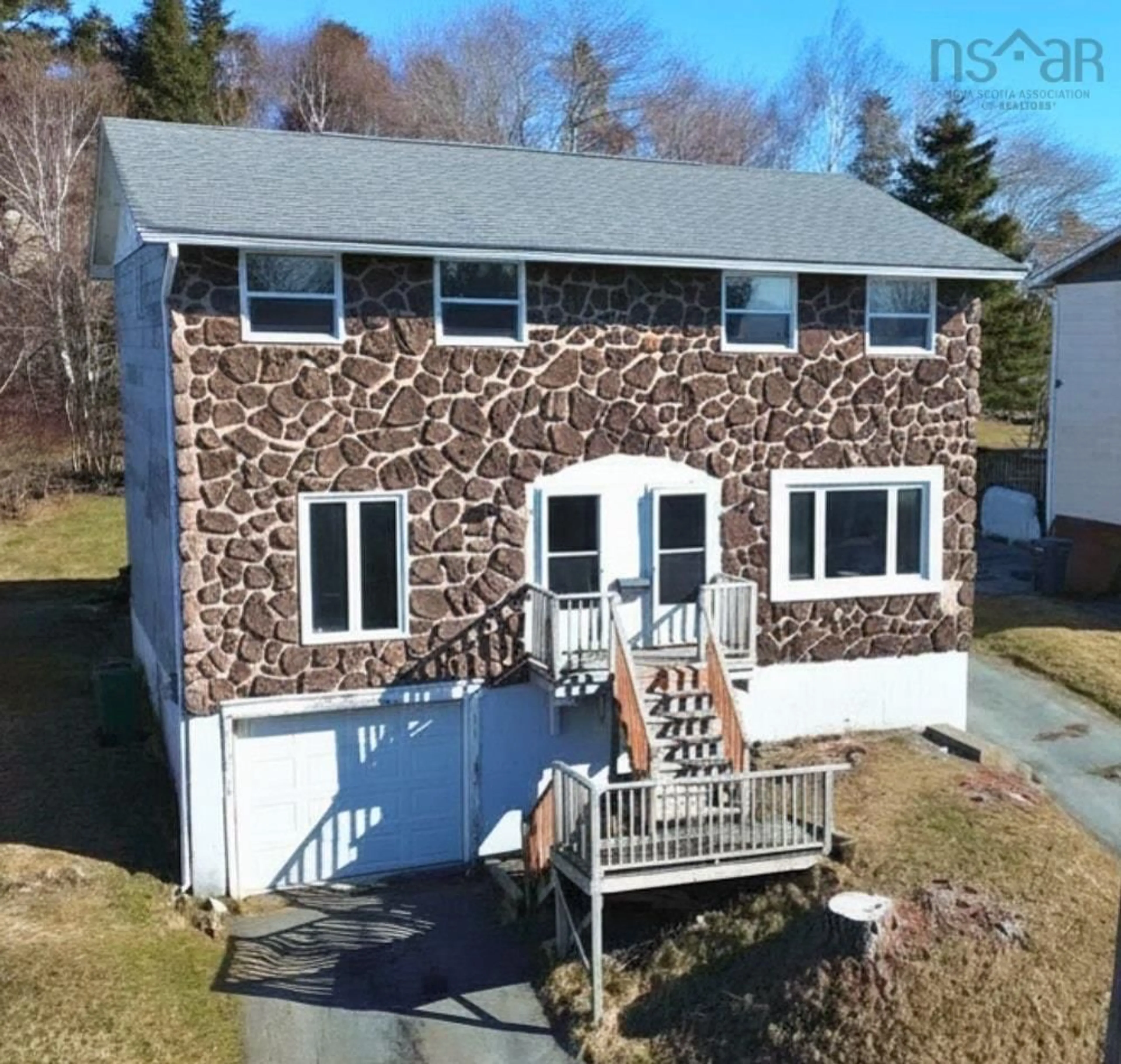 A pic from outside/outdoor area/front of a property/back of a property/a pic from drone, building for 36 Regal Rd, Dartmouth Nova Scotia B2W 4H6