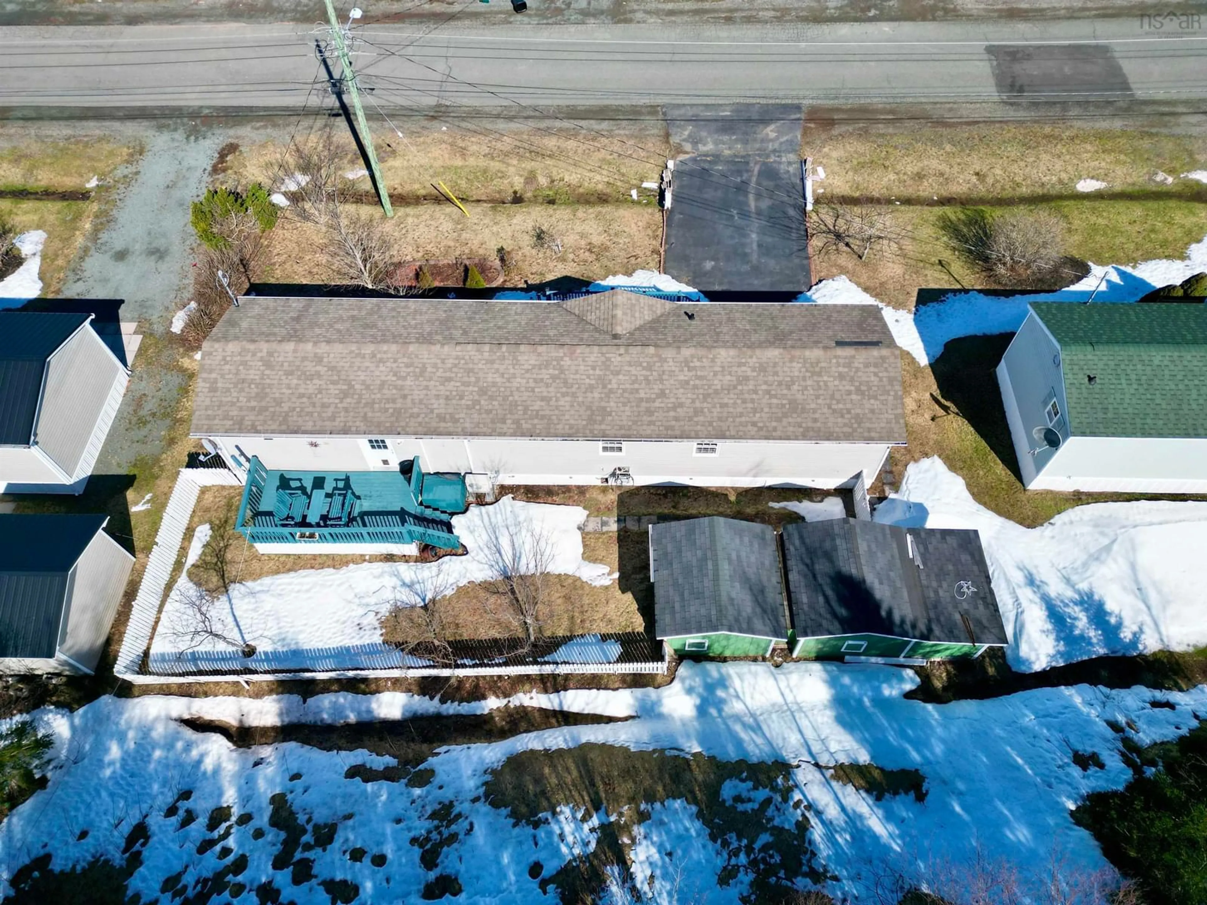 A pic from outside/outdoor area/front of a property/back of a property/a pic from drone, building for 25 Rogers Dr., Lower South River Nova Scotia B2G 0B4