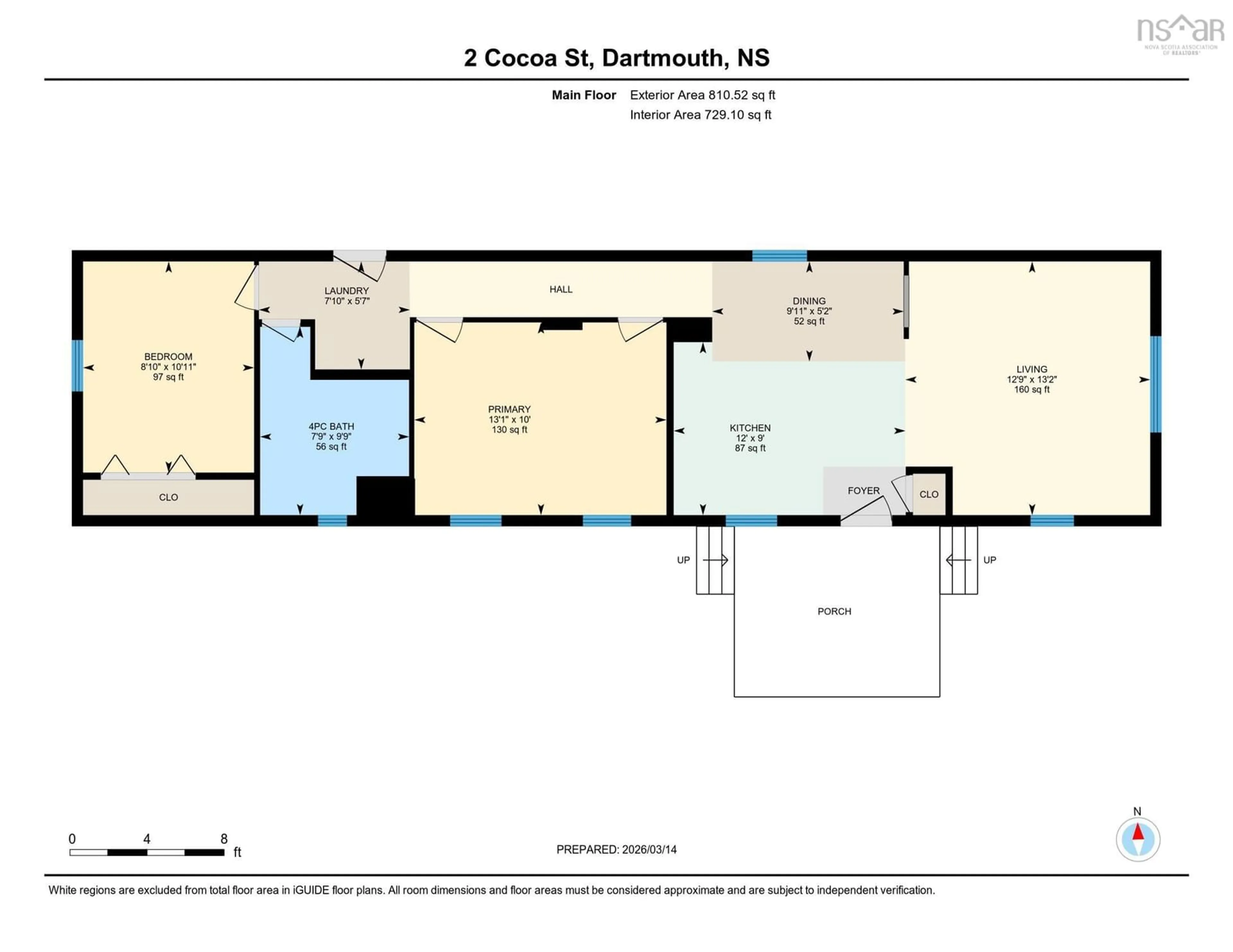 Floor plan for 2 Cocoa St, Westphal Nova Scotia B2W 4W5