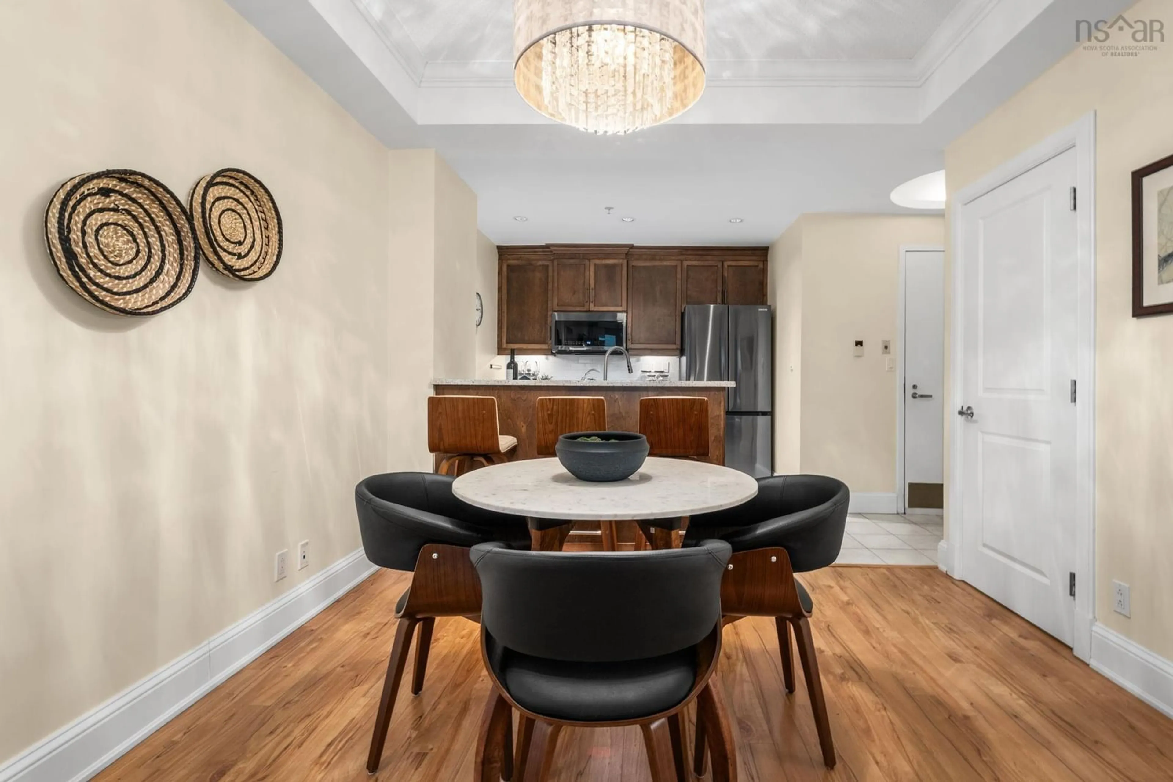 Dining room, ceramic/tile floor for 1550 Dresden Row #1001, Halifax Nova Scotia B3J 4A2
