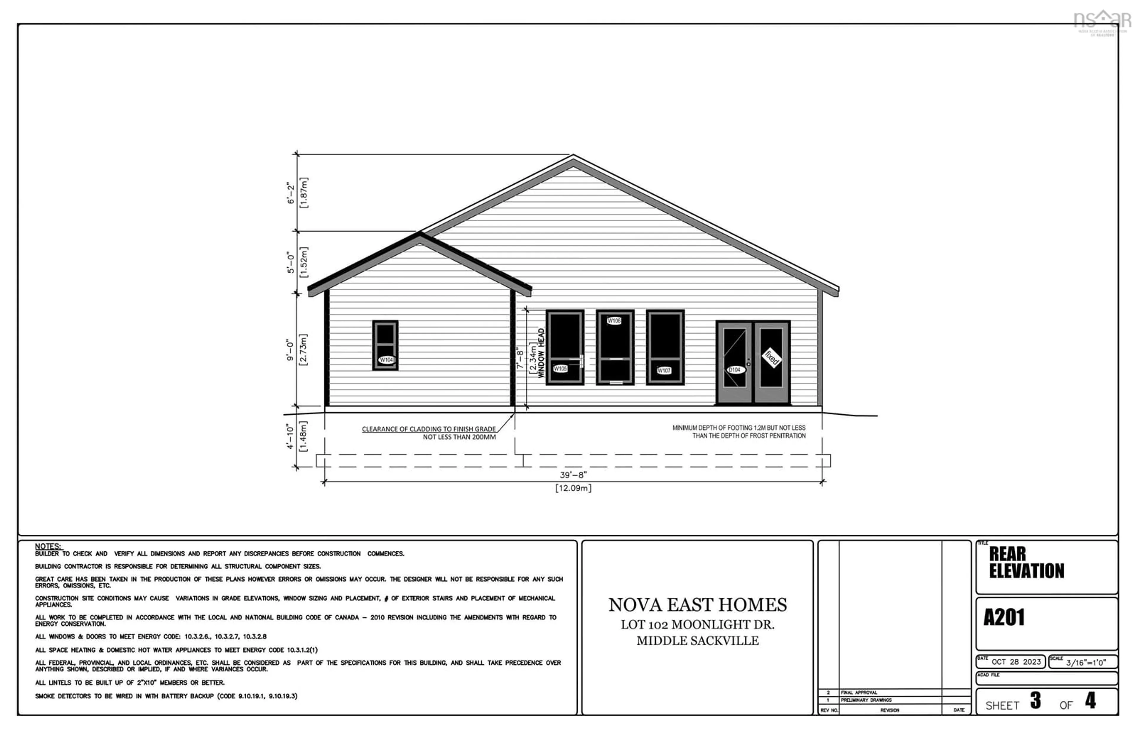 Floor plan for 102 Moonlight Dr, Mount Uniacke Nova Scotia B0N 1Z0