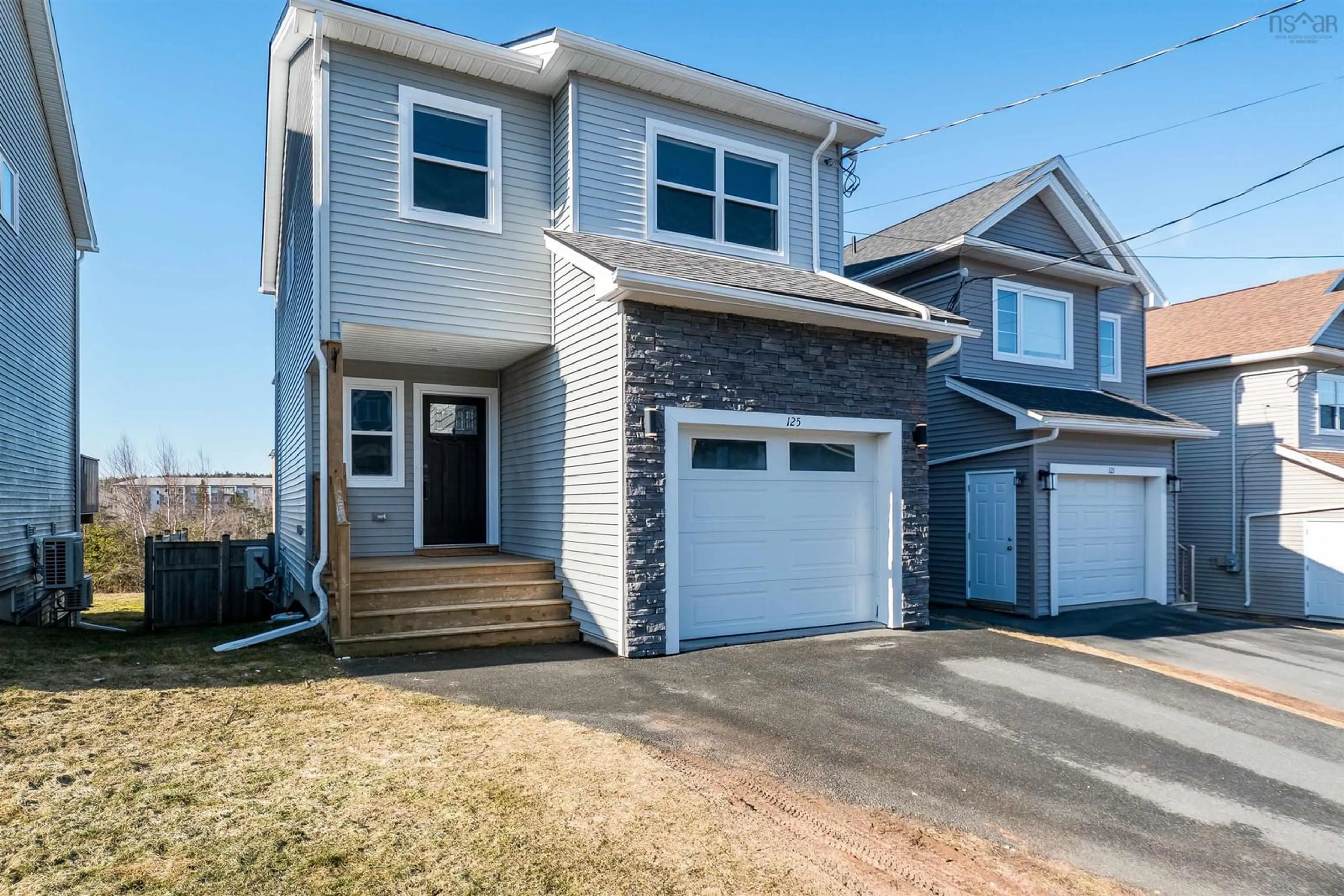 Home with vinyl exterior material, street for 125 Lier Ridge, Spryfield Nova Scotia B3P 0E1