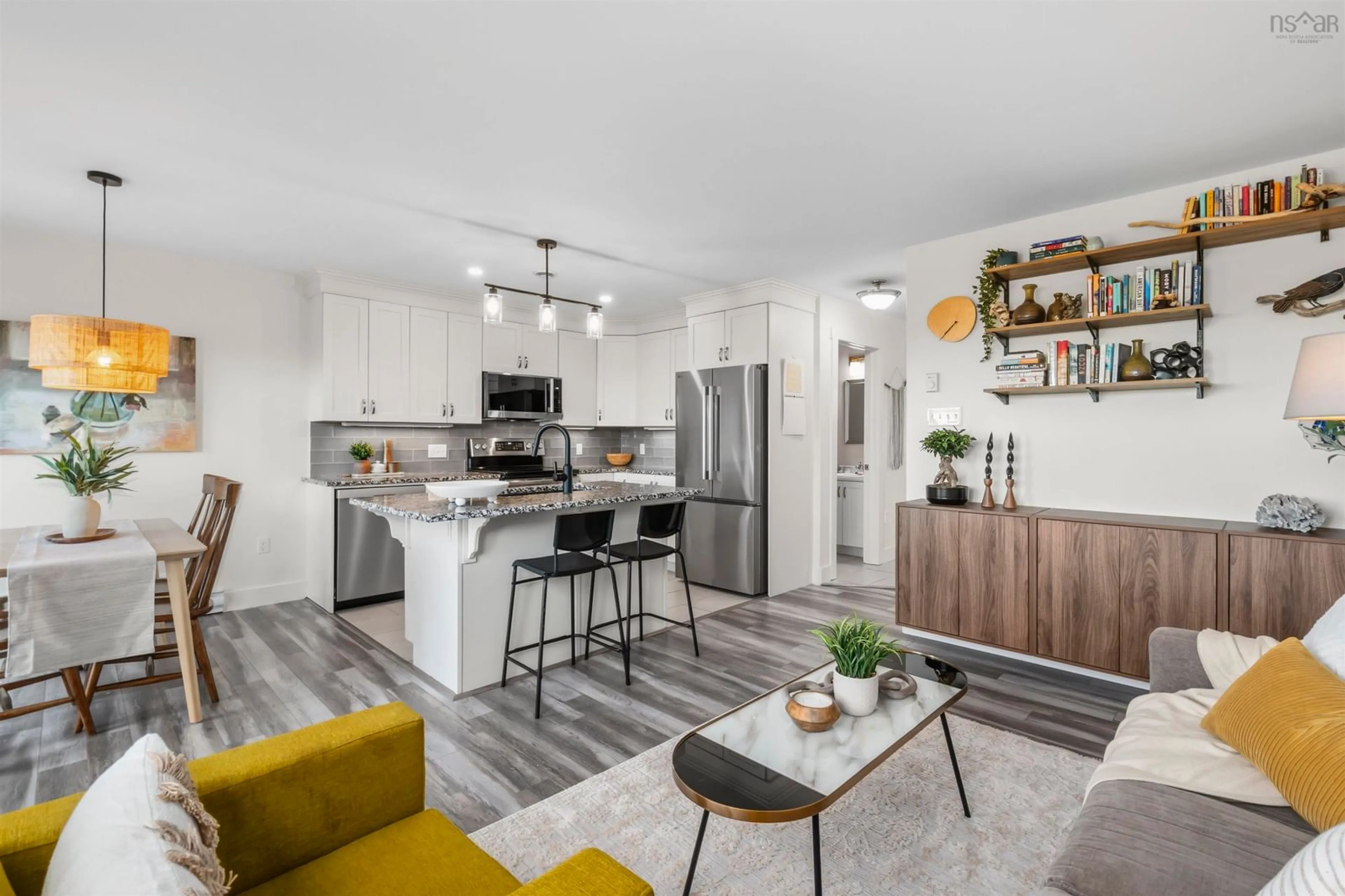 Open concept kitchen, unknown for 125 Lier Ridge, Spryfield Nova Scotia B3P 0E1