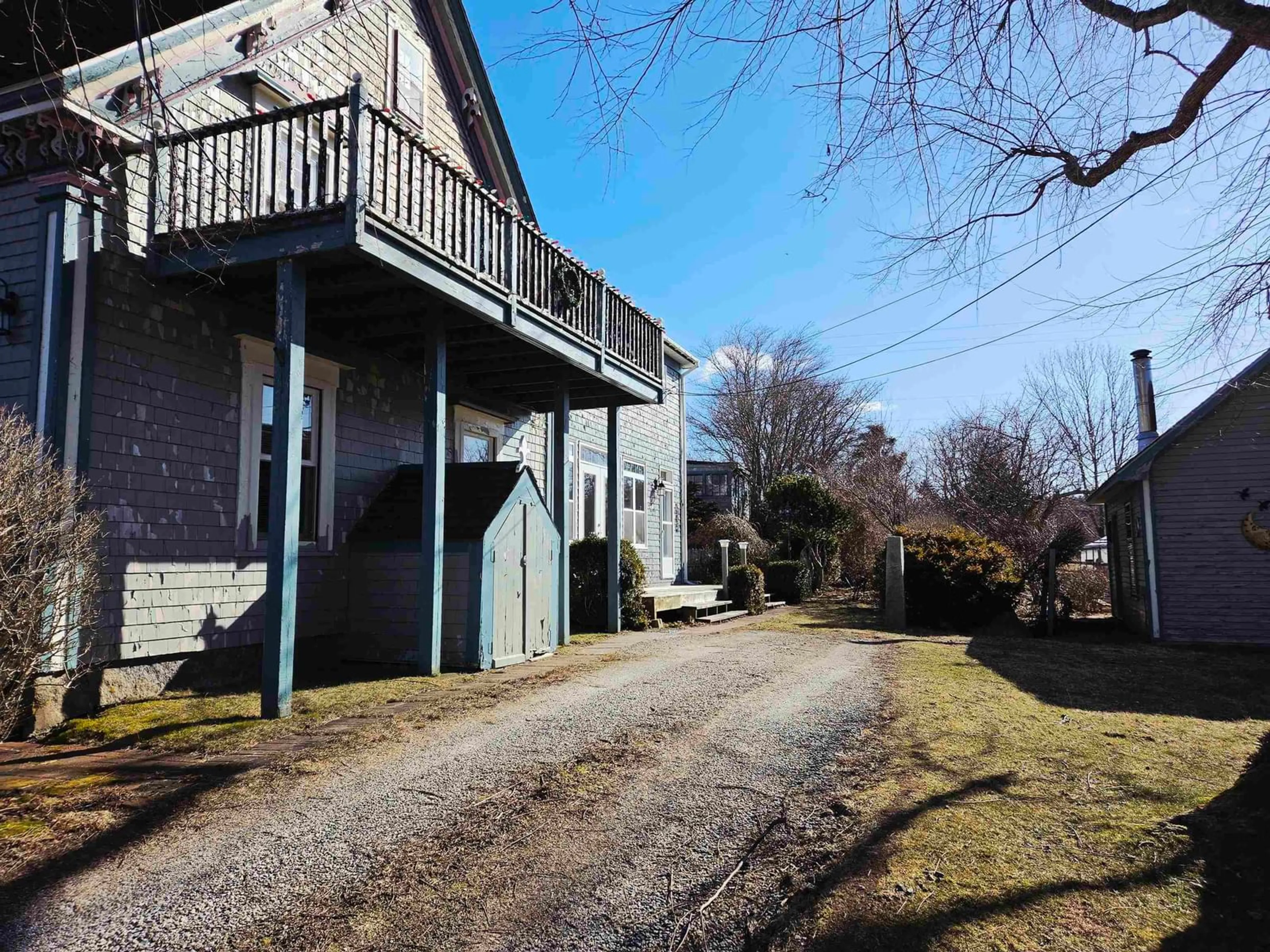 A pic from outside/outdoor area/front of a property/back of a property/a pic from drone, street for 1247 Sandy Point Rd, Sand Point Nova Scotia B0T 1W0