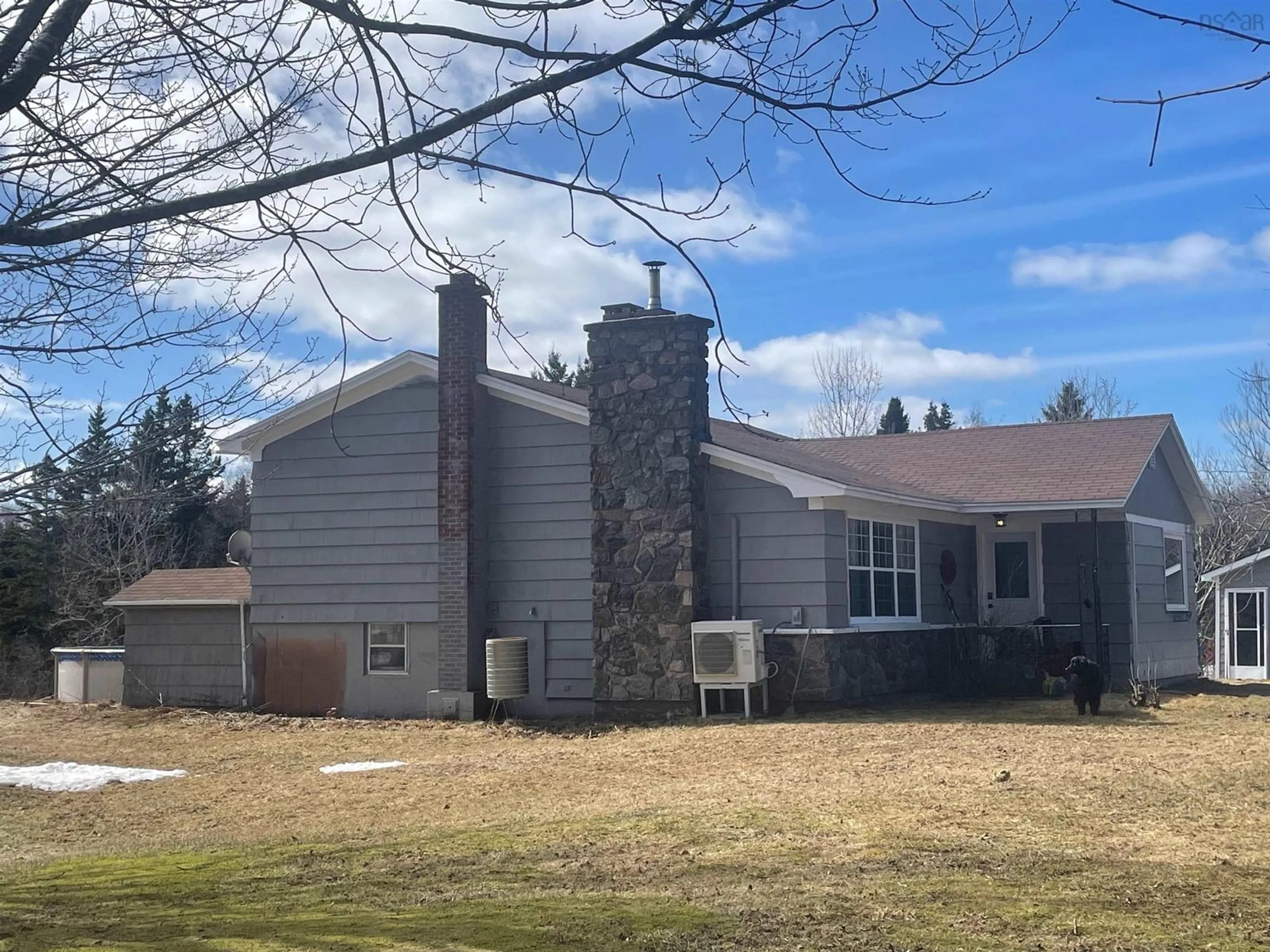 A pic from outside/outdoor area/front of a property/back of a property/a pic from drone, unknown for 106 Morley Road, Portage Nova Scotia B1L 1E2