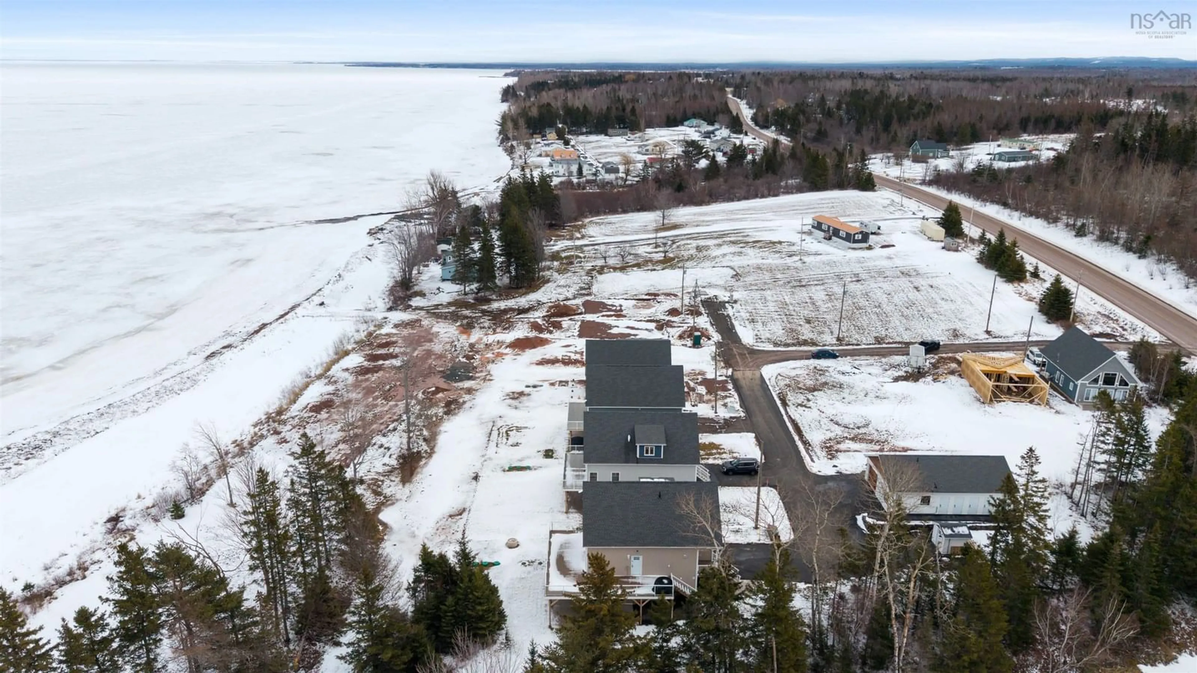 A pic from outside/outdoor area/front of a property/back of a property/a pic from drone, building for 36 Crews Quarters Lane, Tatamagouche Nova Scotia B0K 1V0