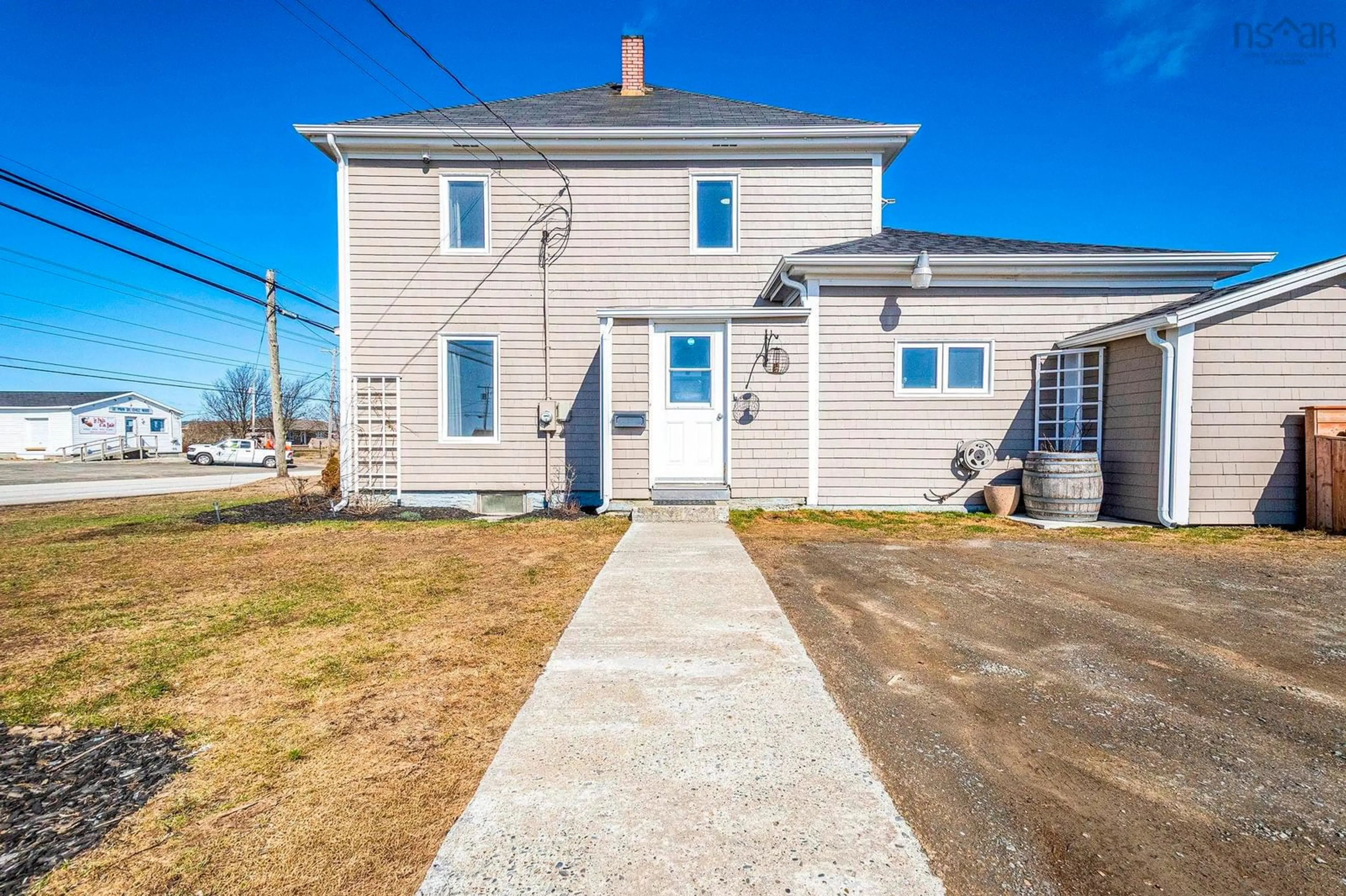 A pic from outside/outdoor area/front of a property/back of a property/a pic from drone, street for 10194 1 Hwy, Saulnierville Nova Scotia B0W 2Z0