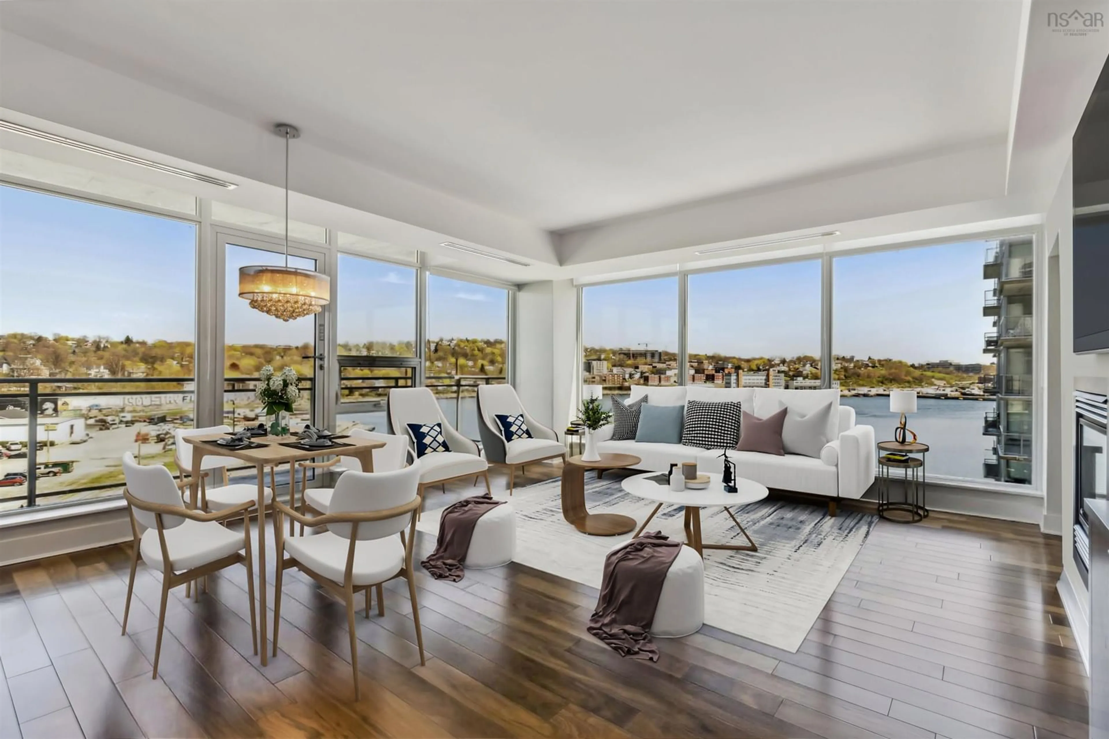 Living room with furniture, unknown for 31 Kings Wharf Pl #502, Dartmouth Nova Scotia B2Y 0C1