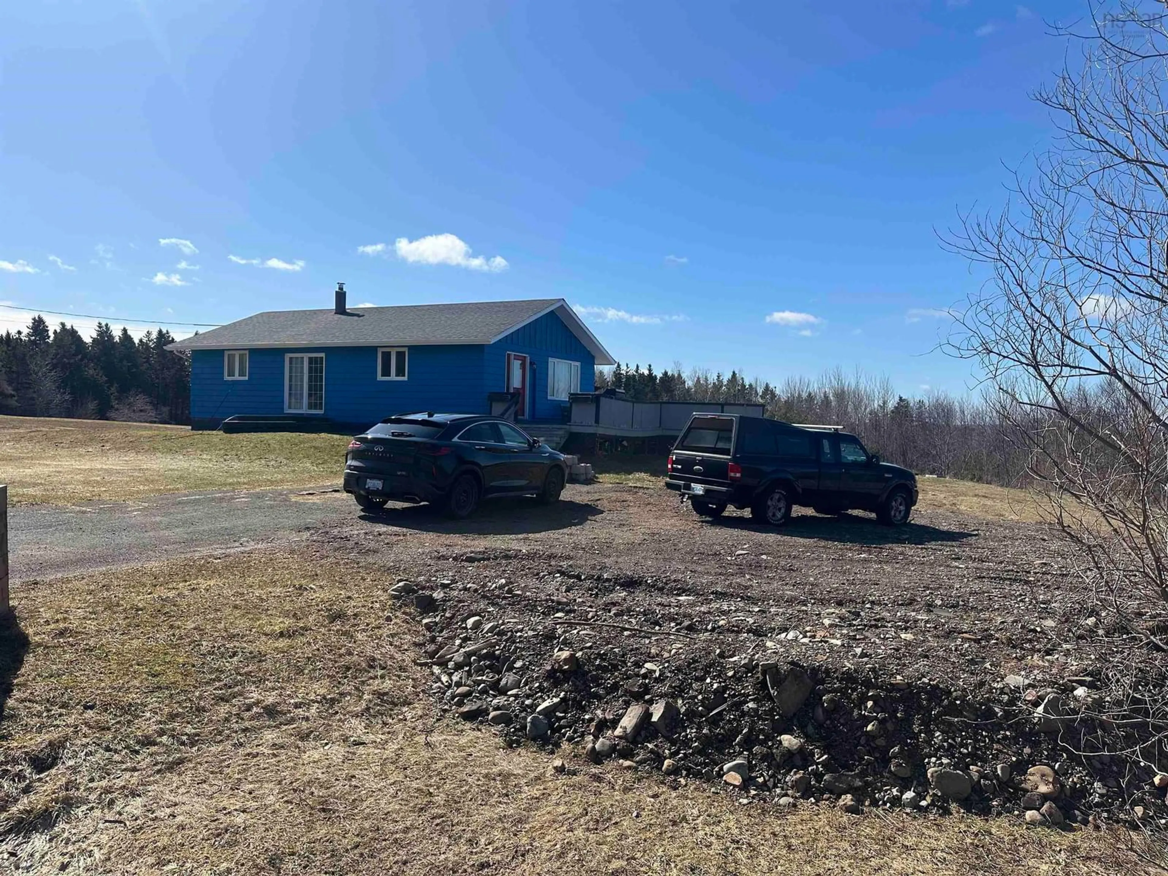 A pic from outside/outdoor area/front of a property/back of a property/a pic from drone, building for 159 Old Post Rd, Frankville Nova Scotia B0H 1P0