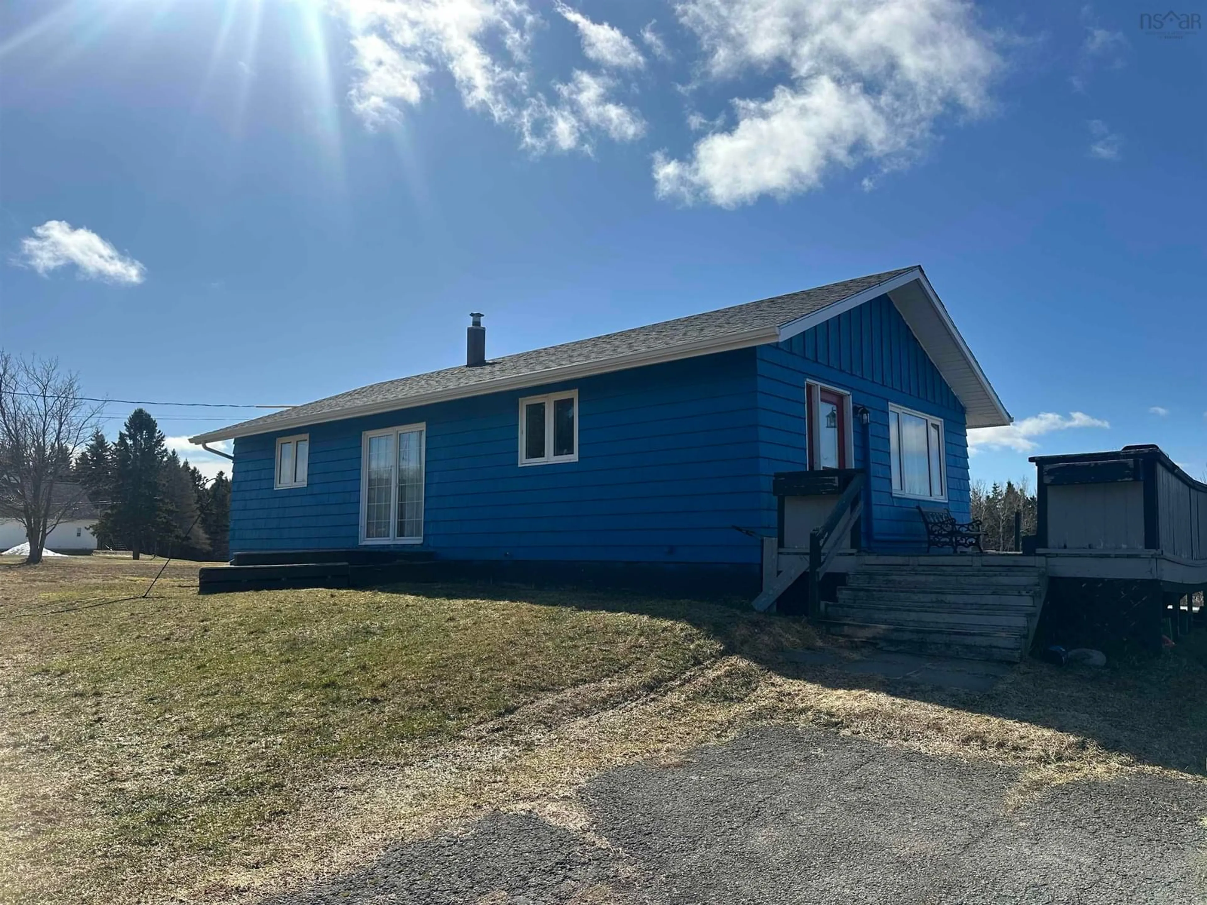 A pic from outside/outdoor area/front of a property/back of a property/a pic from drone, building for 159 Old Post Rd, Frankville Nova Scotia B0H 1P0