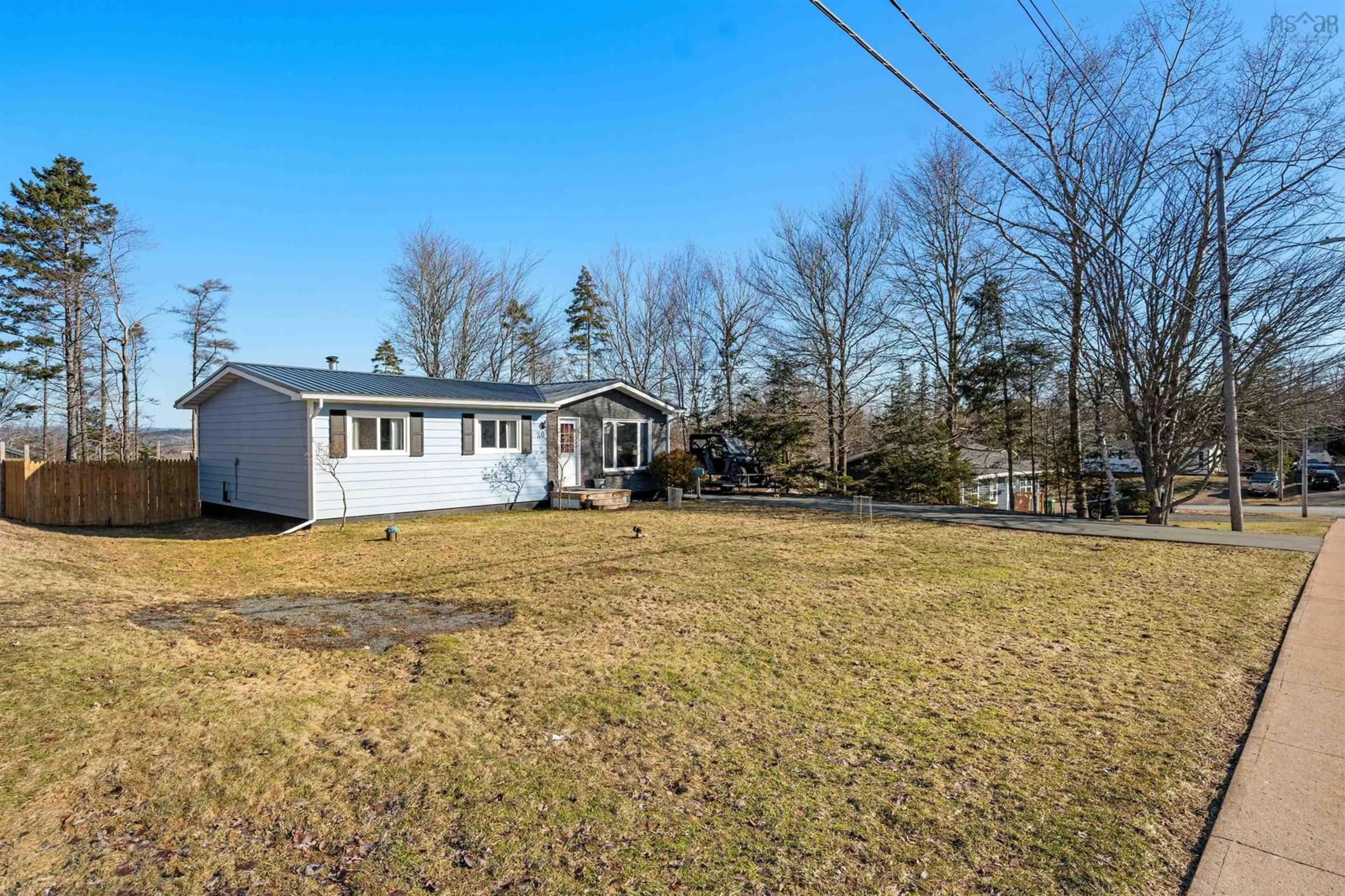 A pic from outside/outdoor area/front of a property/back of a property/a pic from drone, street for 20 Montery Dr, Salmon River Nova Scotia B2N 5S4