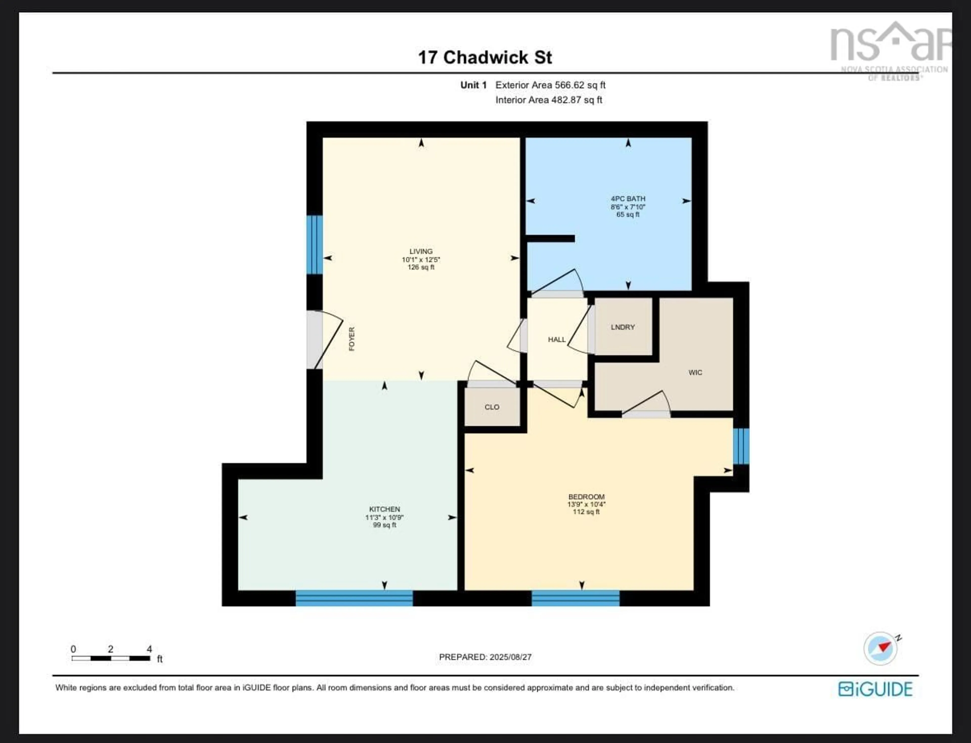 Floor plan for 17 Chadwick St, Dartmouth Nova Scotia B2Y 2M2