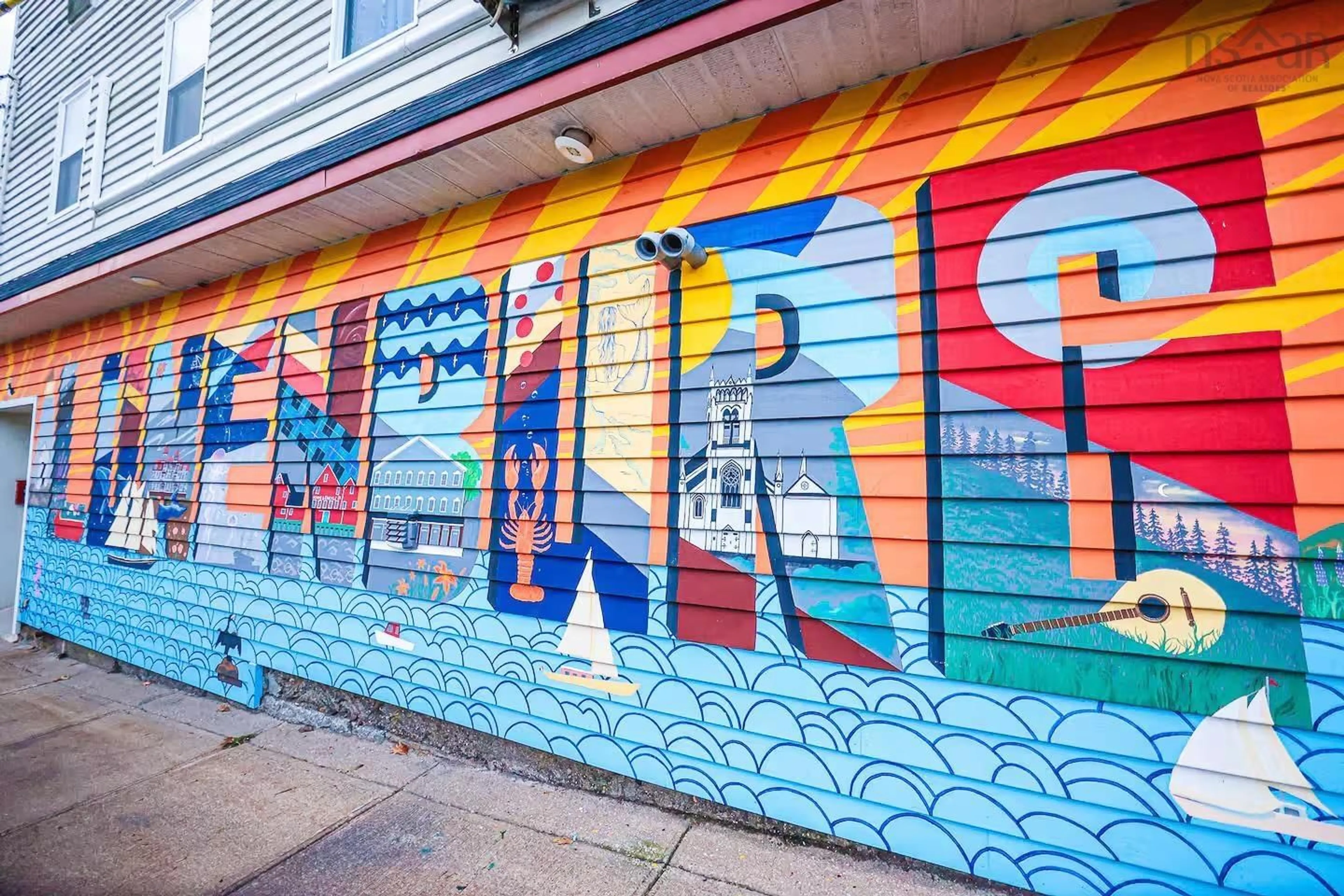 Patio, street for 9 Prince St, Lunenburg Nova Scotia B0J 2C0