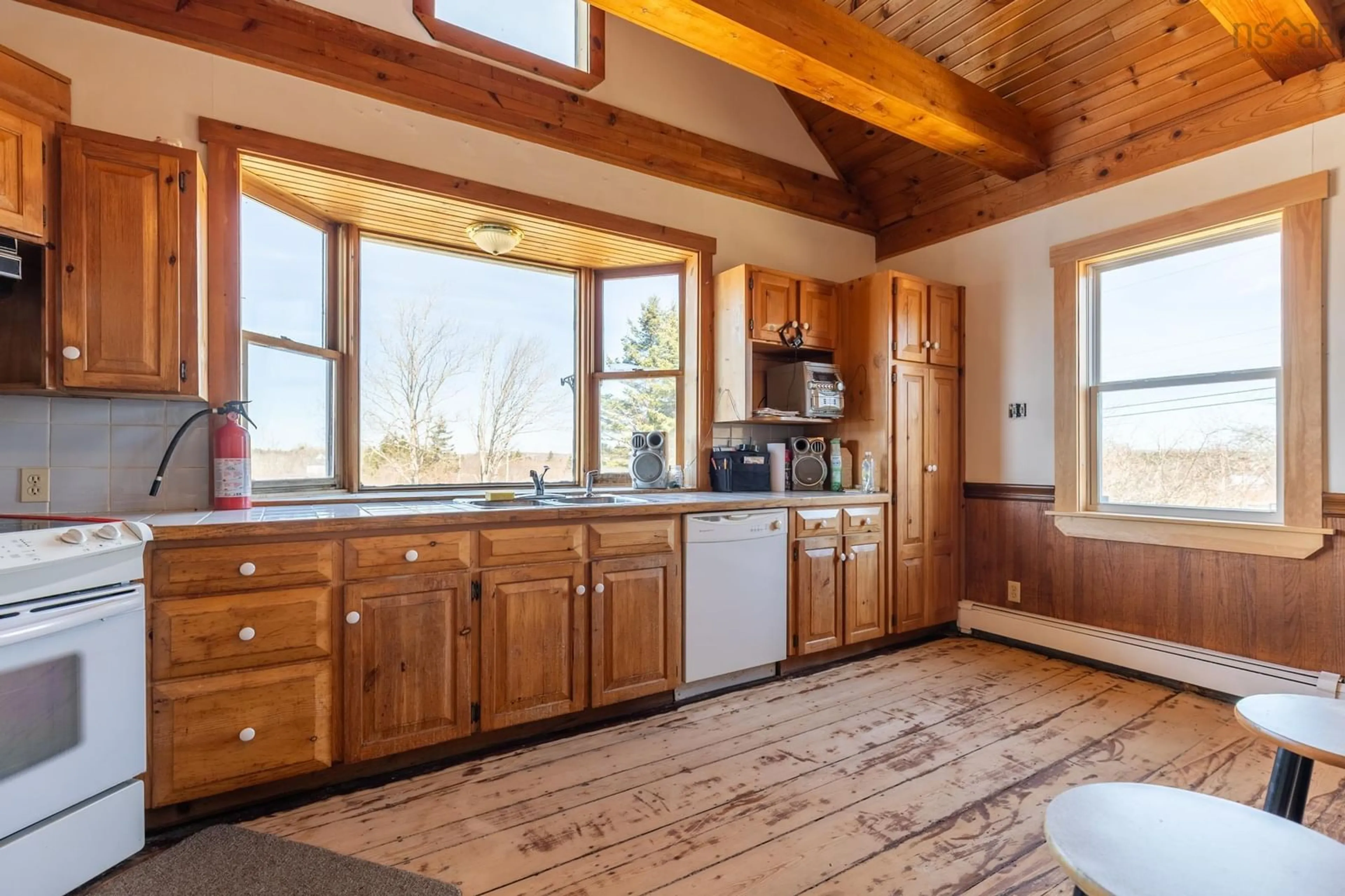 Rustic kitchen, unknown for 4607 Highway 340 Hwy, Carleton Nova Scotia B5A 5P9