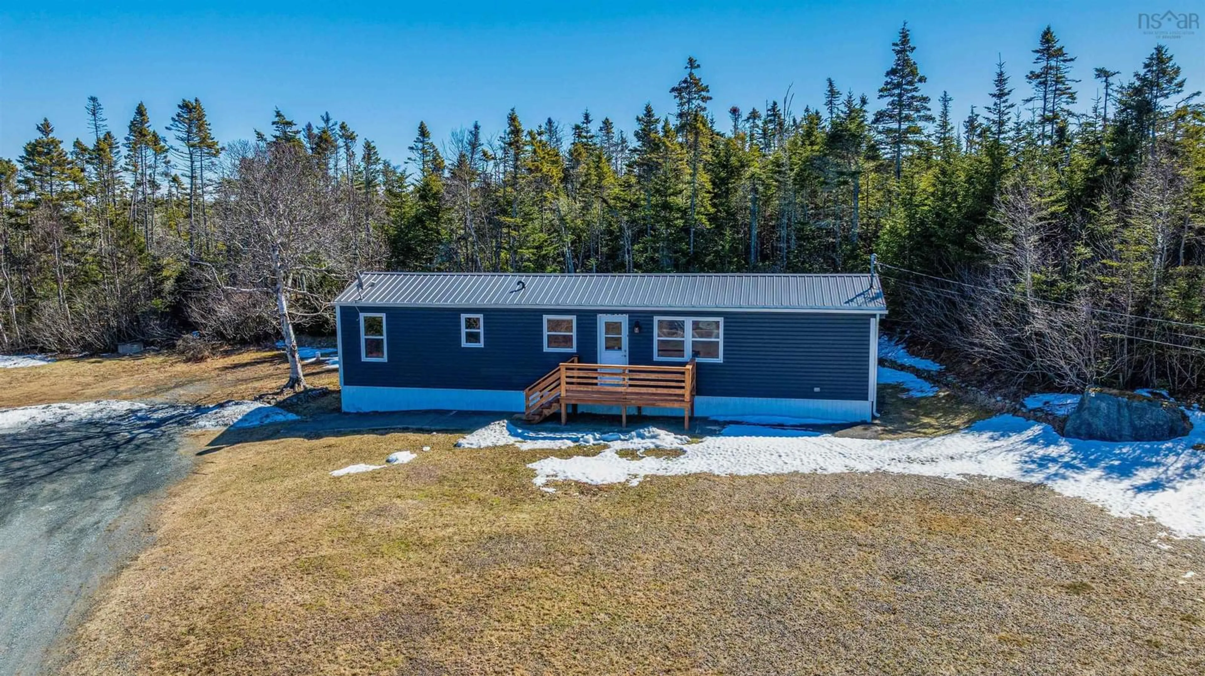 A pic from outside/outdoor area/front of a property/back of a property/a pic from drone, water/lake/river/ocean view for 1557 East Chezzetcook Rd, Halifax Nova Scotia B0J 1N0