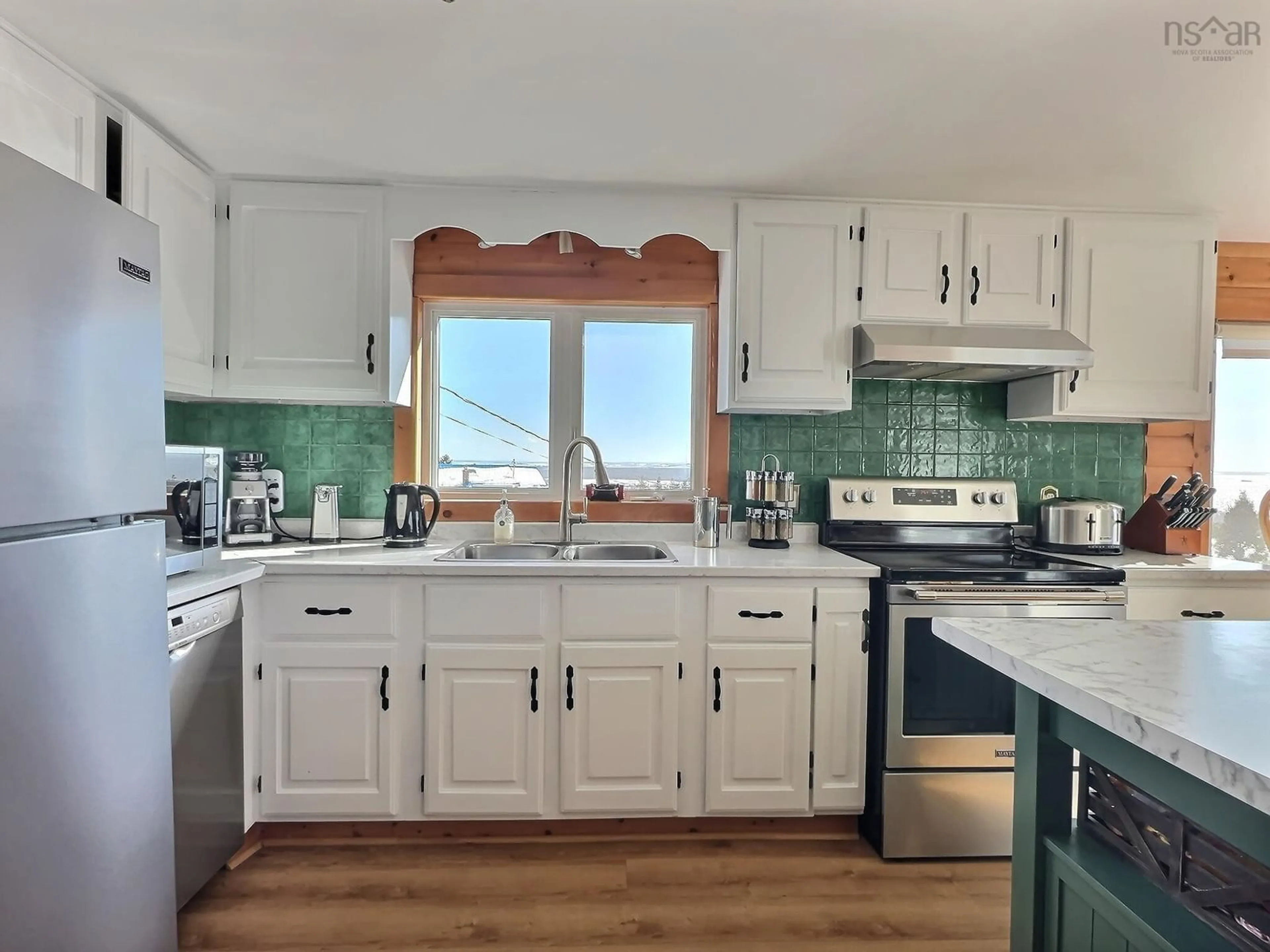Open concept kitchen, ceramic/tile floor for 278/280 Etta Dr, Economy Nova Scotia B0M 1J0