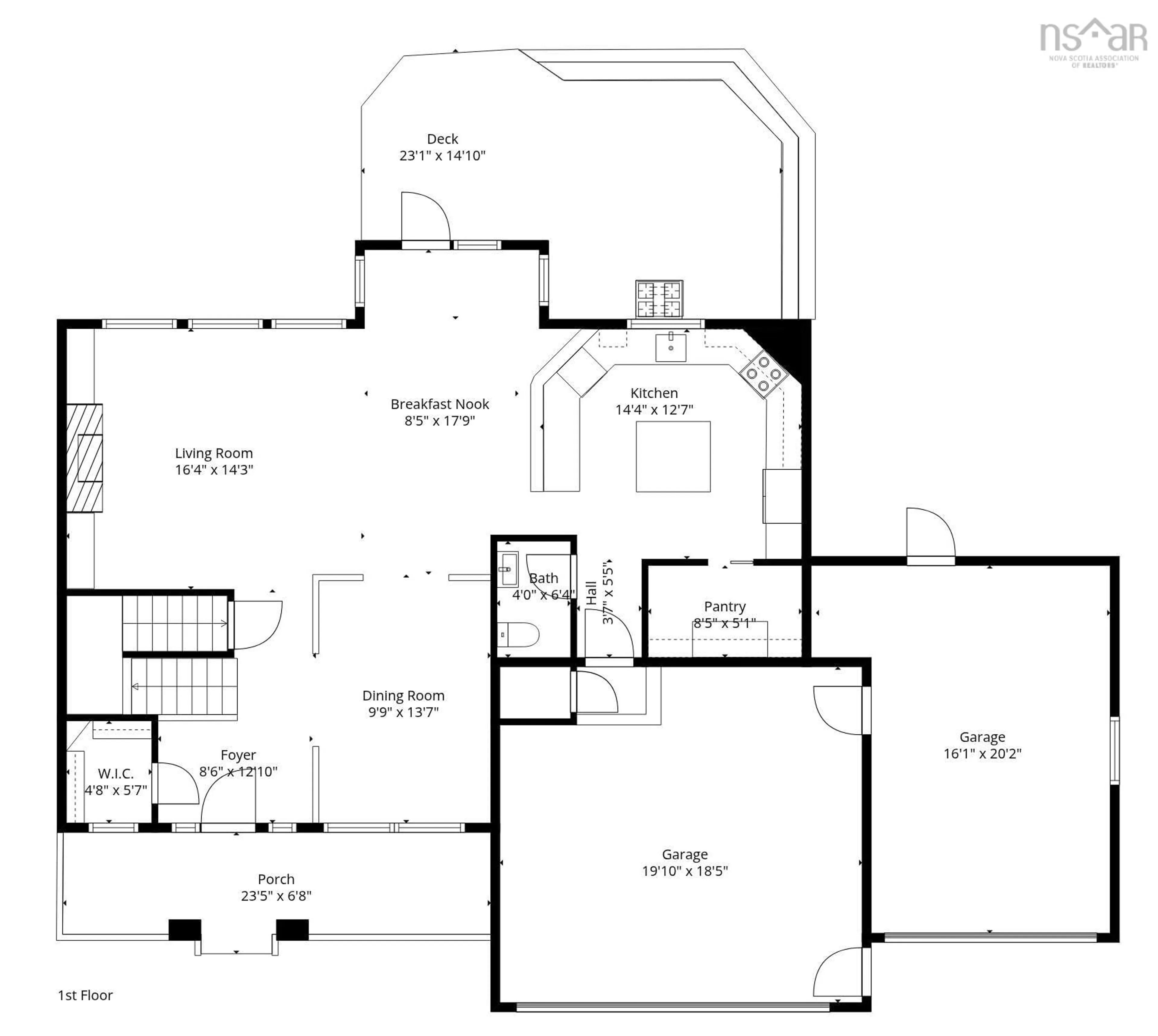 Floor plan for 147 Crooked Stick Pass, Beaver Bank Nova Scotia B4G 1G8