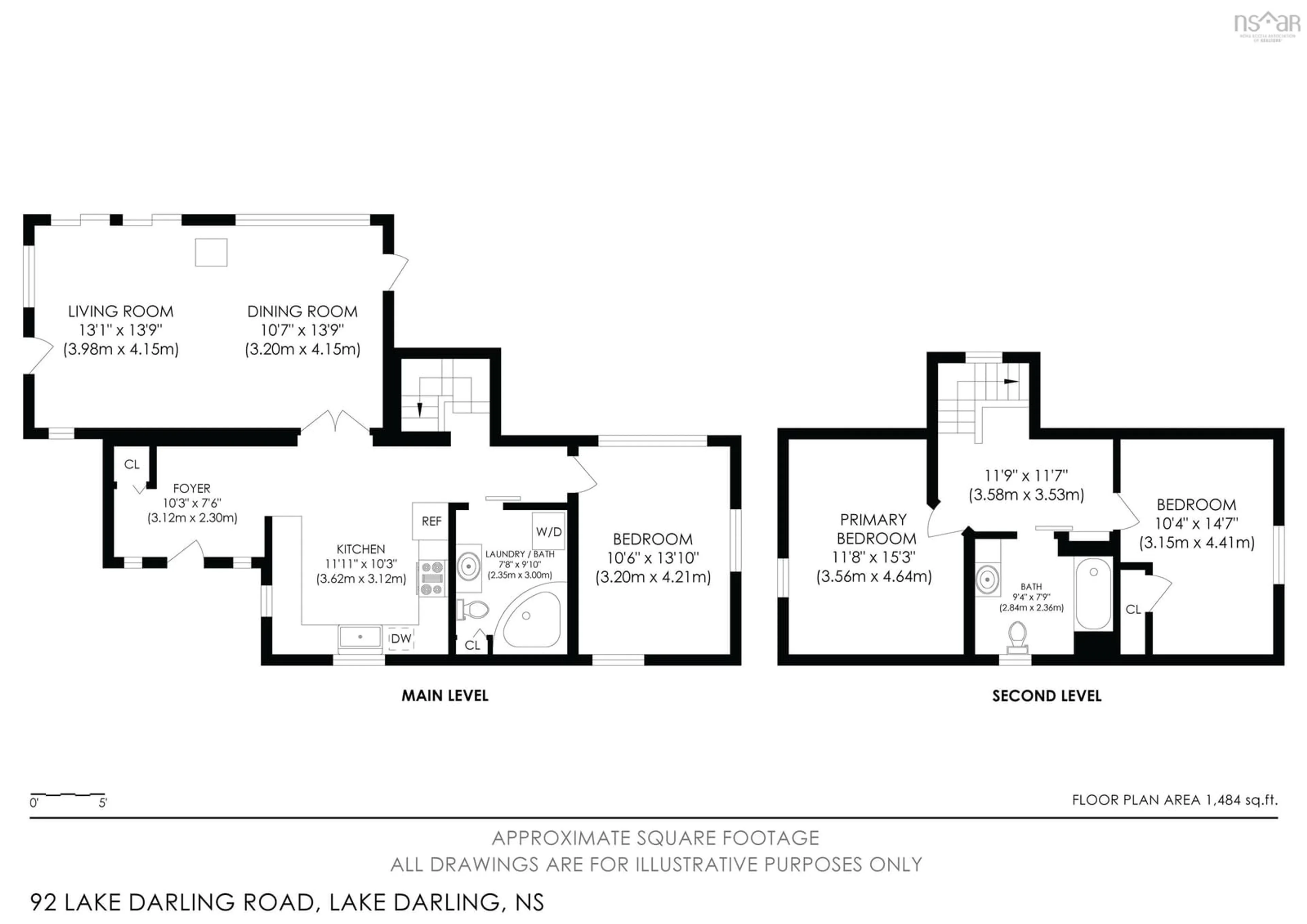 Floor plan for 92 Lake Darling Rd, Darlings Lake Nova Scotia B5A 5L1