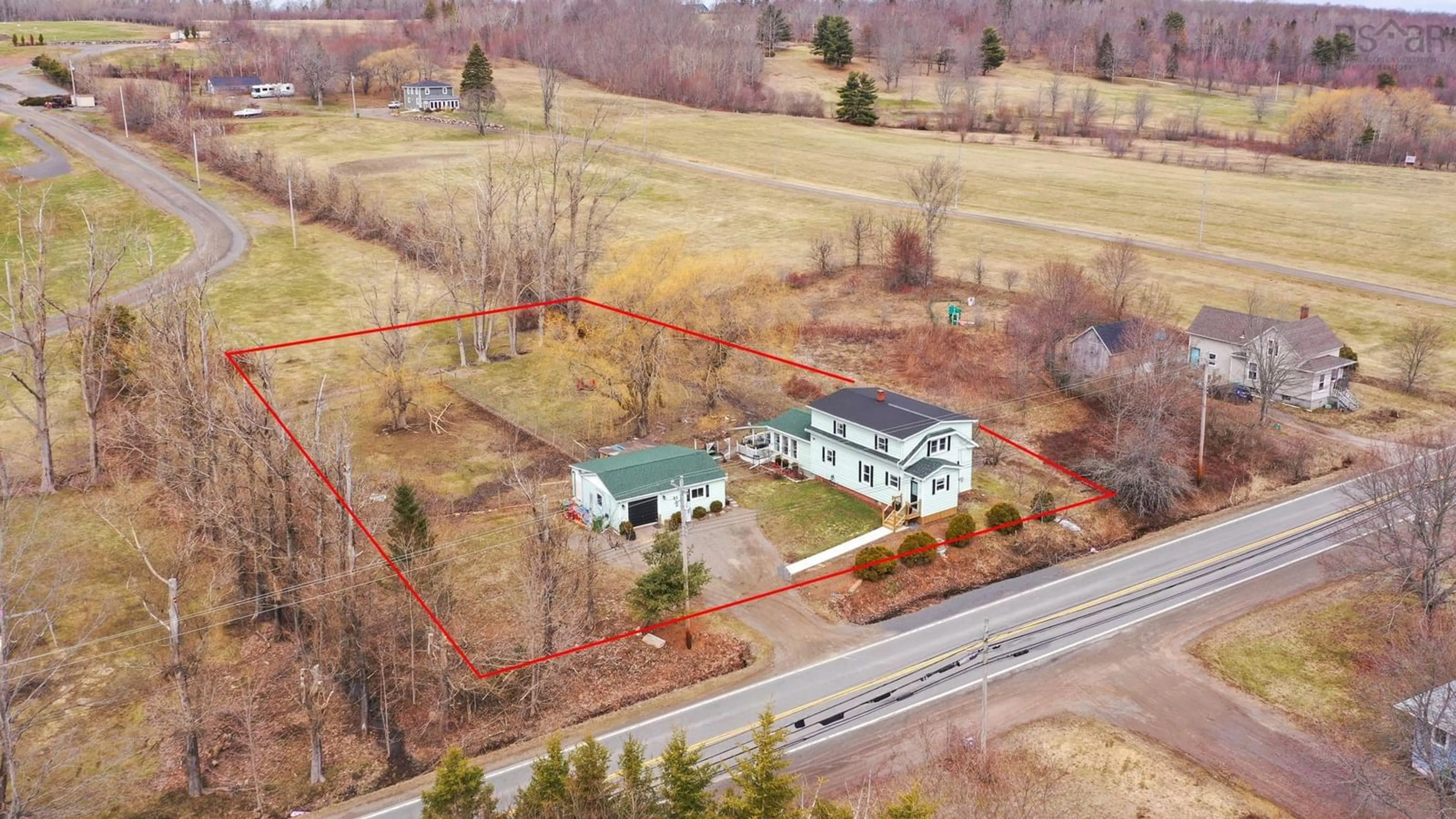 A pic from outside/outdoor area/front of a property/back of a property/a pic from drone, building for 7025 12 Hwy, North Alton Nova Scotia B4N 3V8