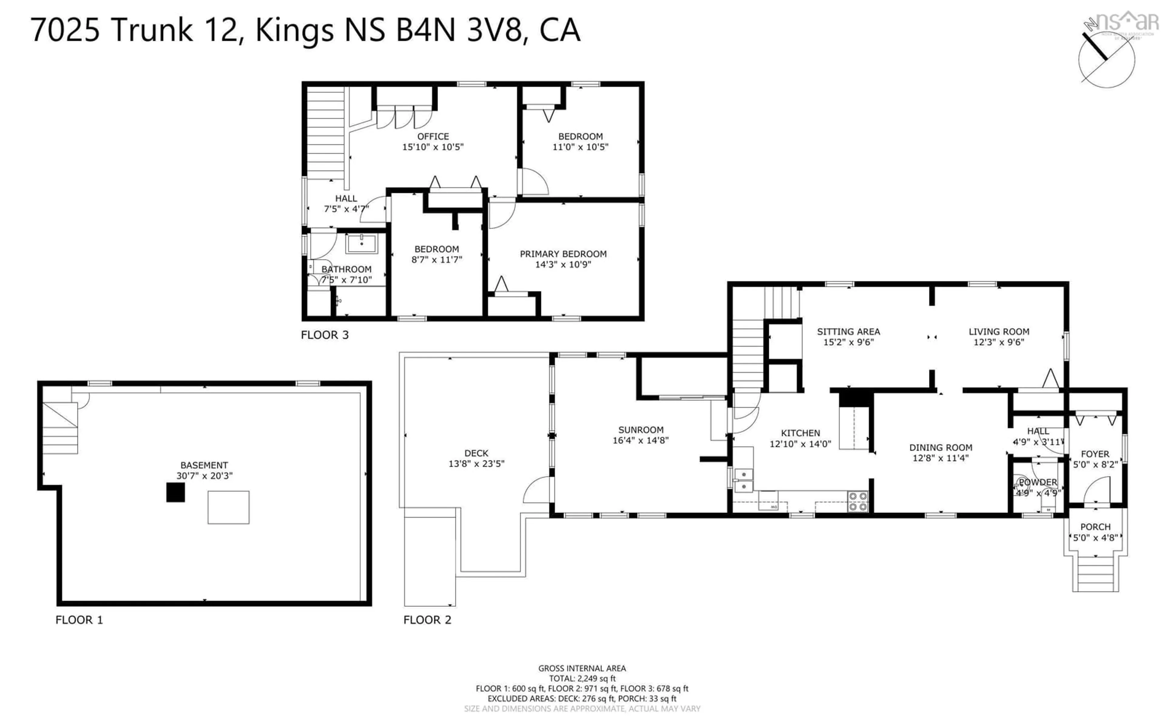 Floor plan for 7025 12 Hwy, North Alton Nova Scotia B4N 3V8