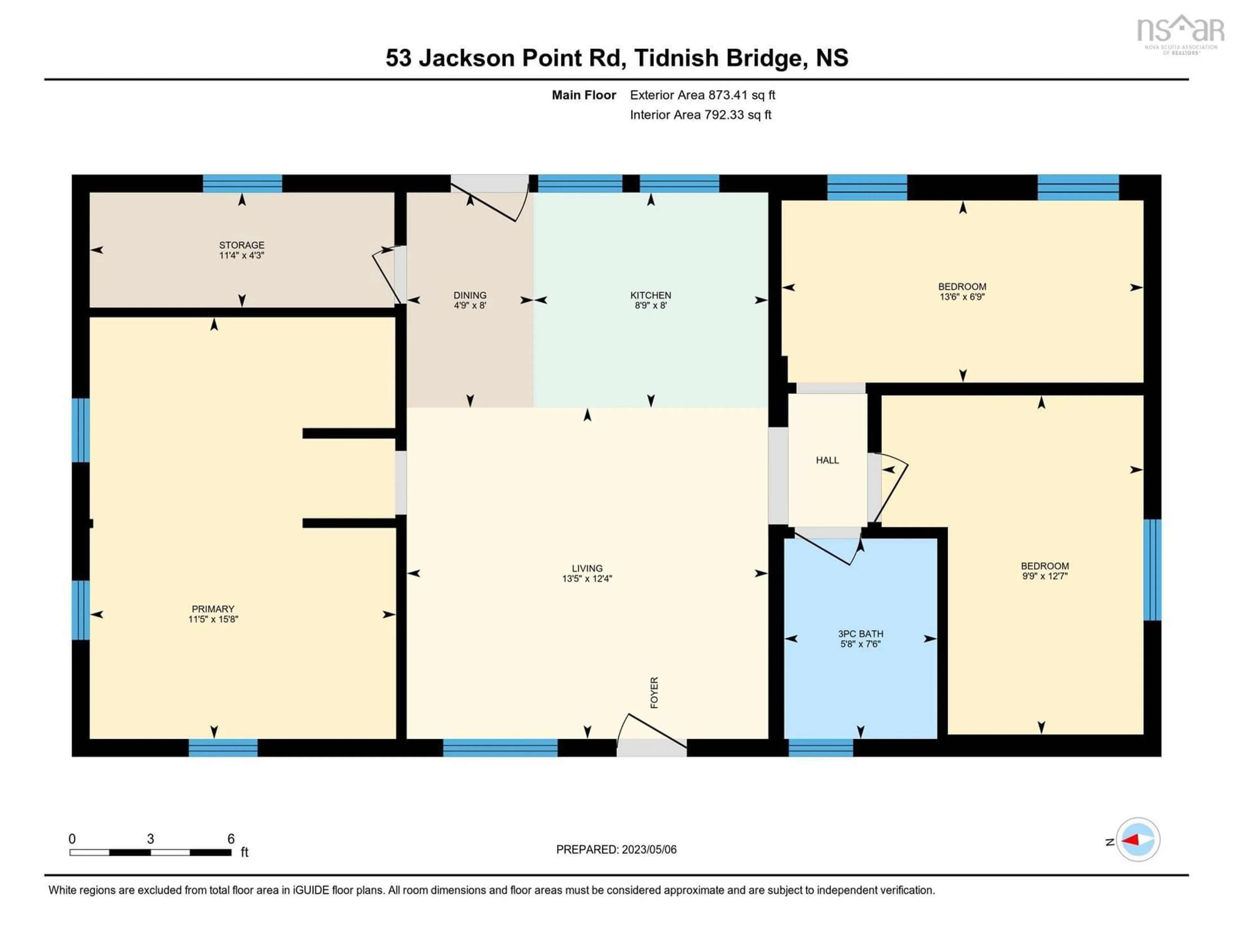Floor plan for 53 Jackson Point Rd, Tidnish Bridge Nova Scotia B4H 3X9