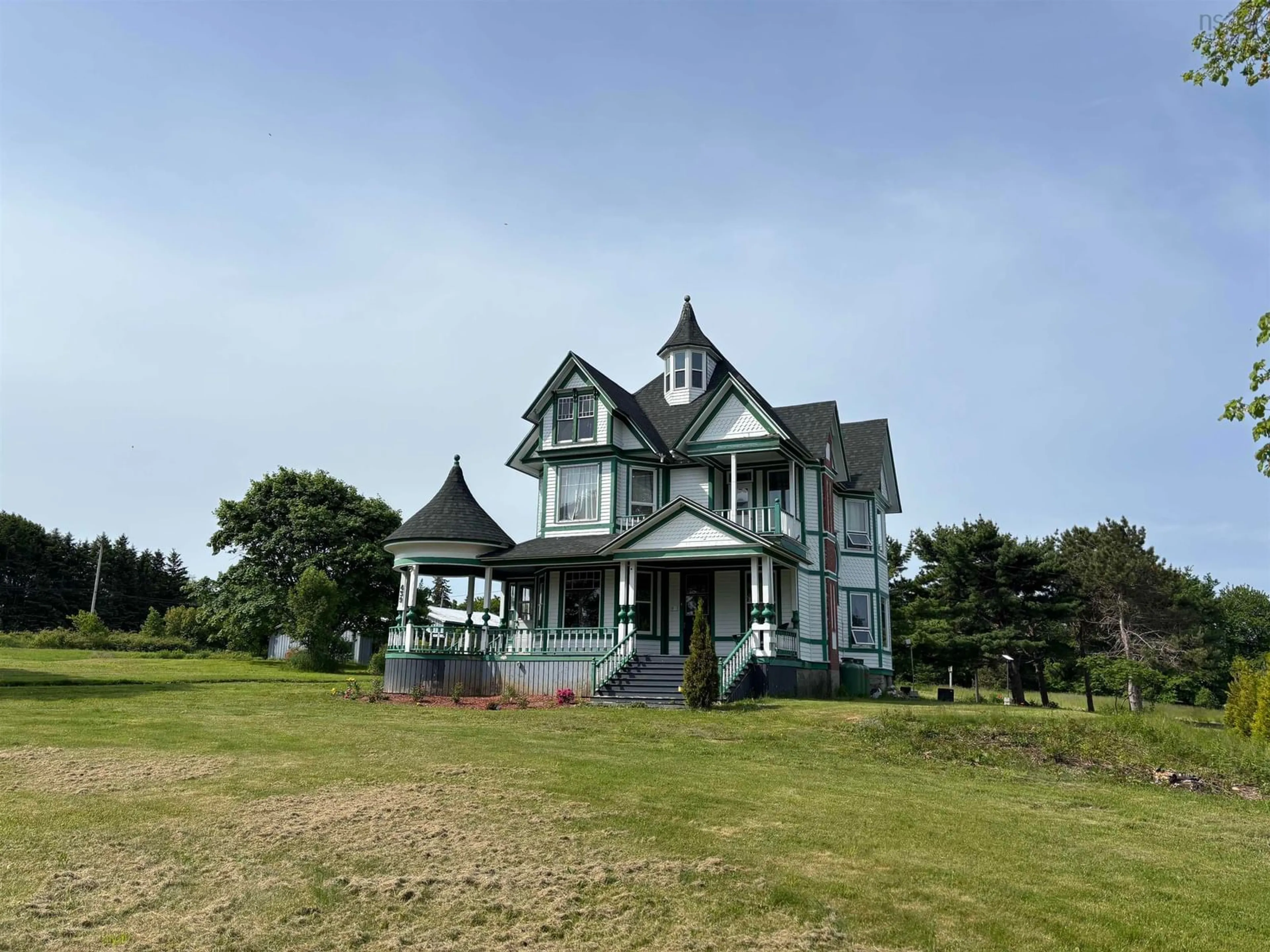 A pic from outside/outdoor area/front of a property/back of a property/a pic from drone, unknown for 439 Johnson Road, Georges River Nova Scotia B1Y 3B7