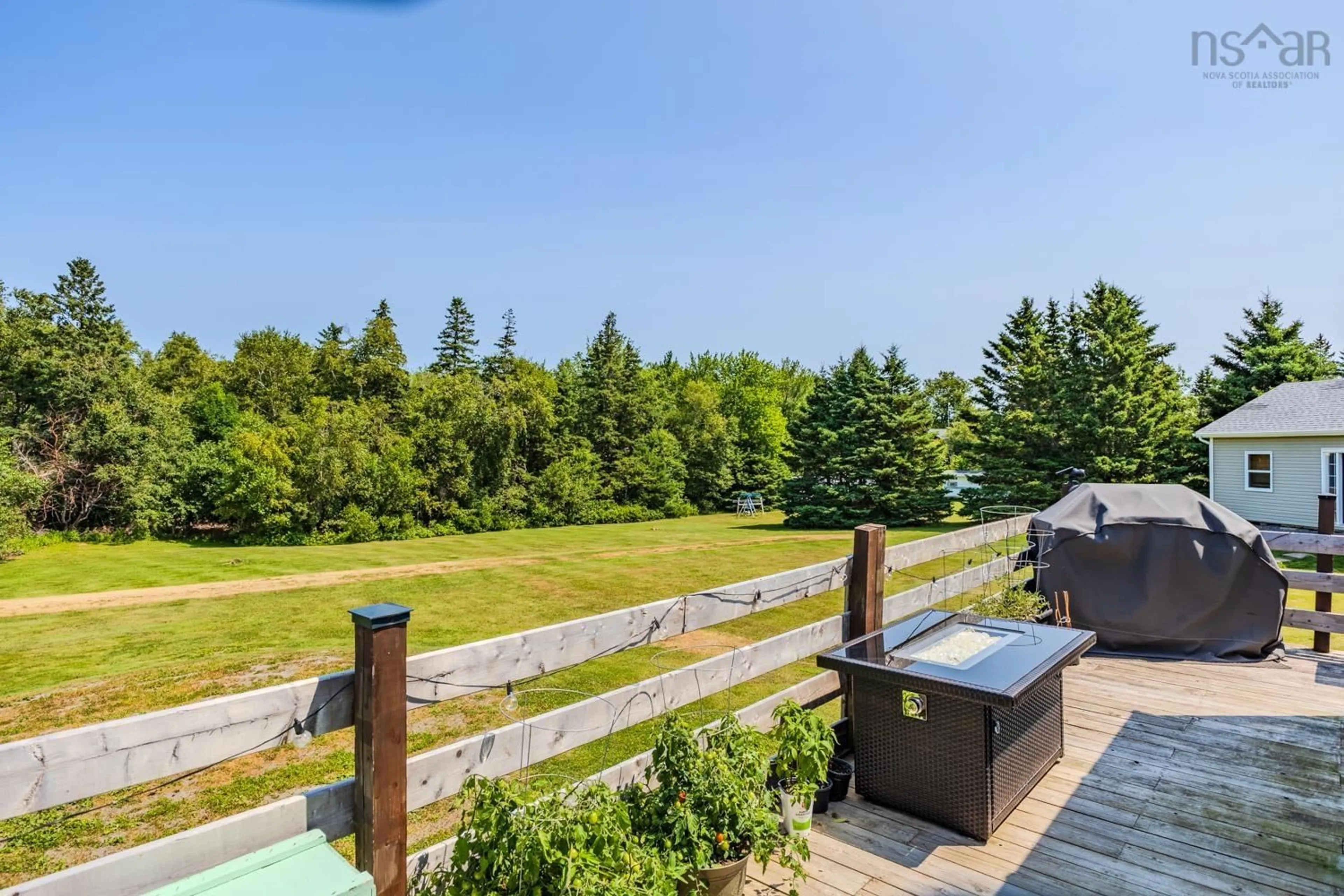 Patio, water/lake/river/ocean view for 1923 Fox Harbour Rd, Fox Harbour Nova Scotia B0K 1Y0