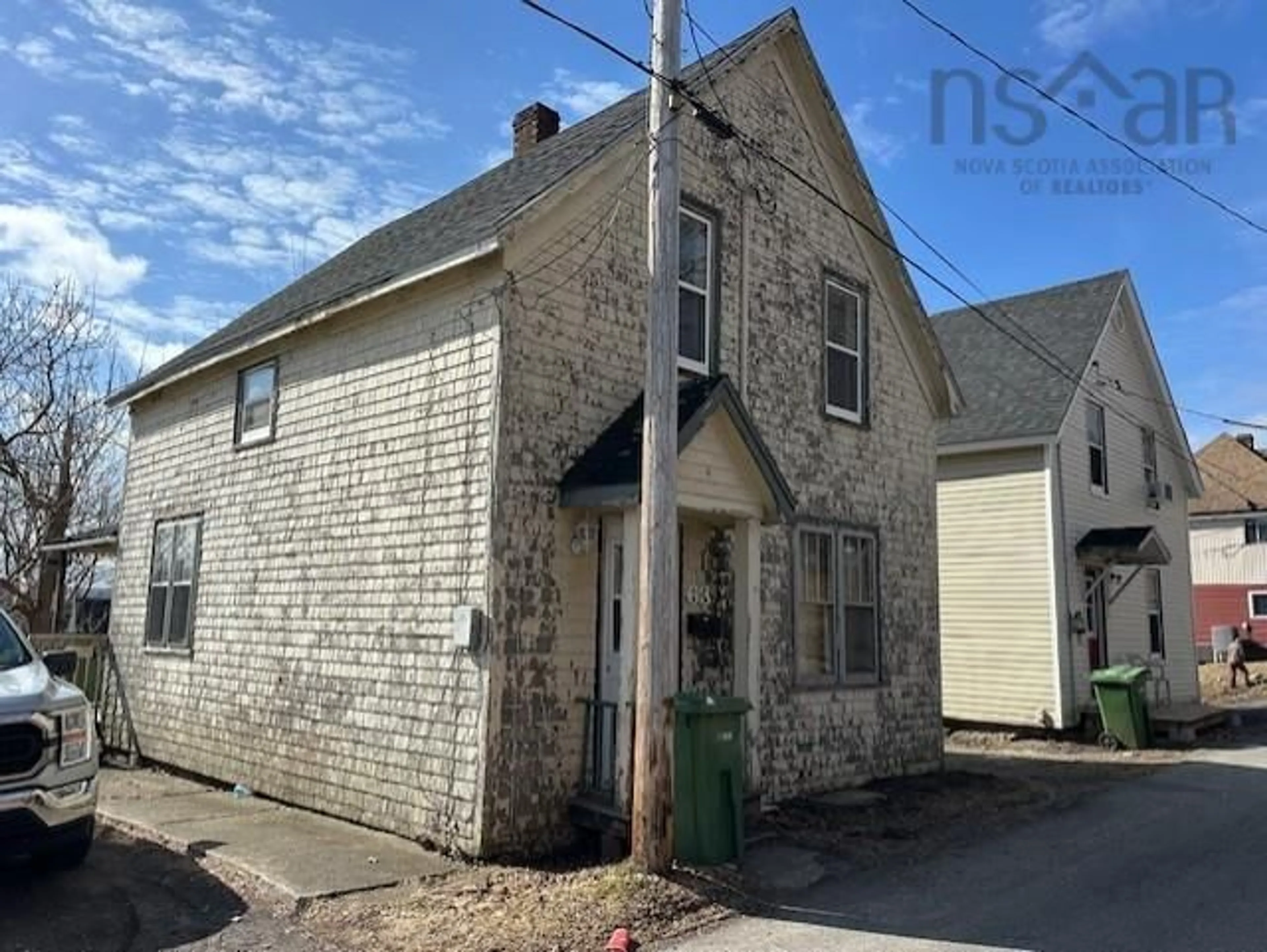 A pic from outside/outdoor area/front of a property/back of a property/a pic from drone, building for 63 Military Lane, New Glasgow Nova Scotia B2H 2E1