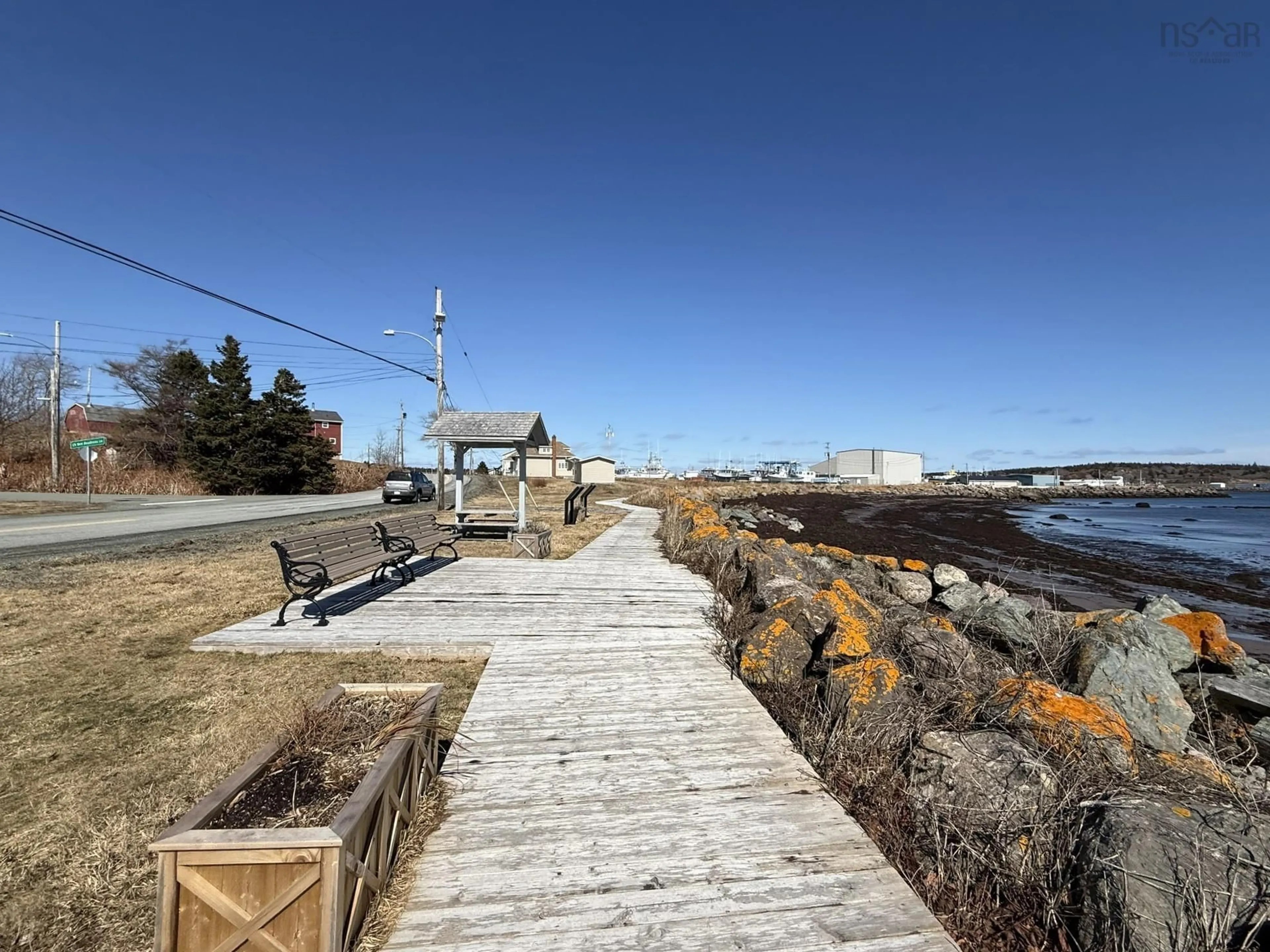 Patio, water/lake/river/ocean view for 198 Boudreauville Rd, Boudreauville Nova Scotia B0E 2L0