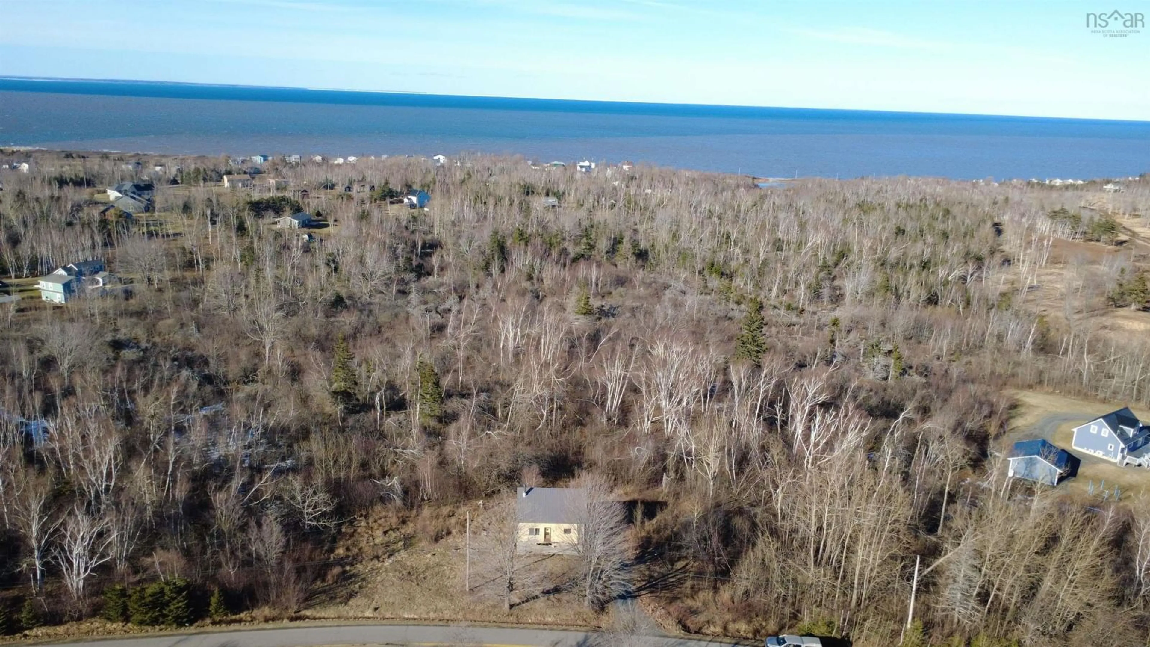 A pic from outside/outdoor area/front of a property/back of a property/a pic from drone, water/lake/river/ocean view for 81 Levi White Rd, Kings Head Nova Scotia B2H 5C4