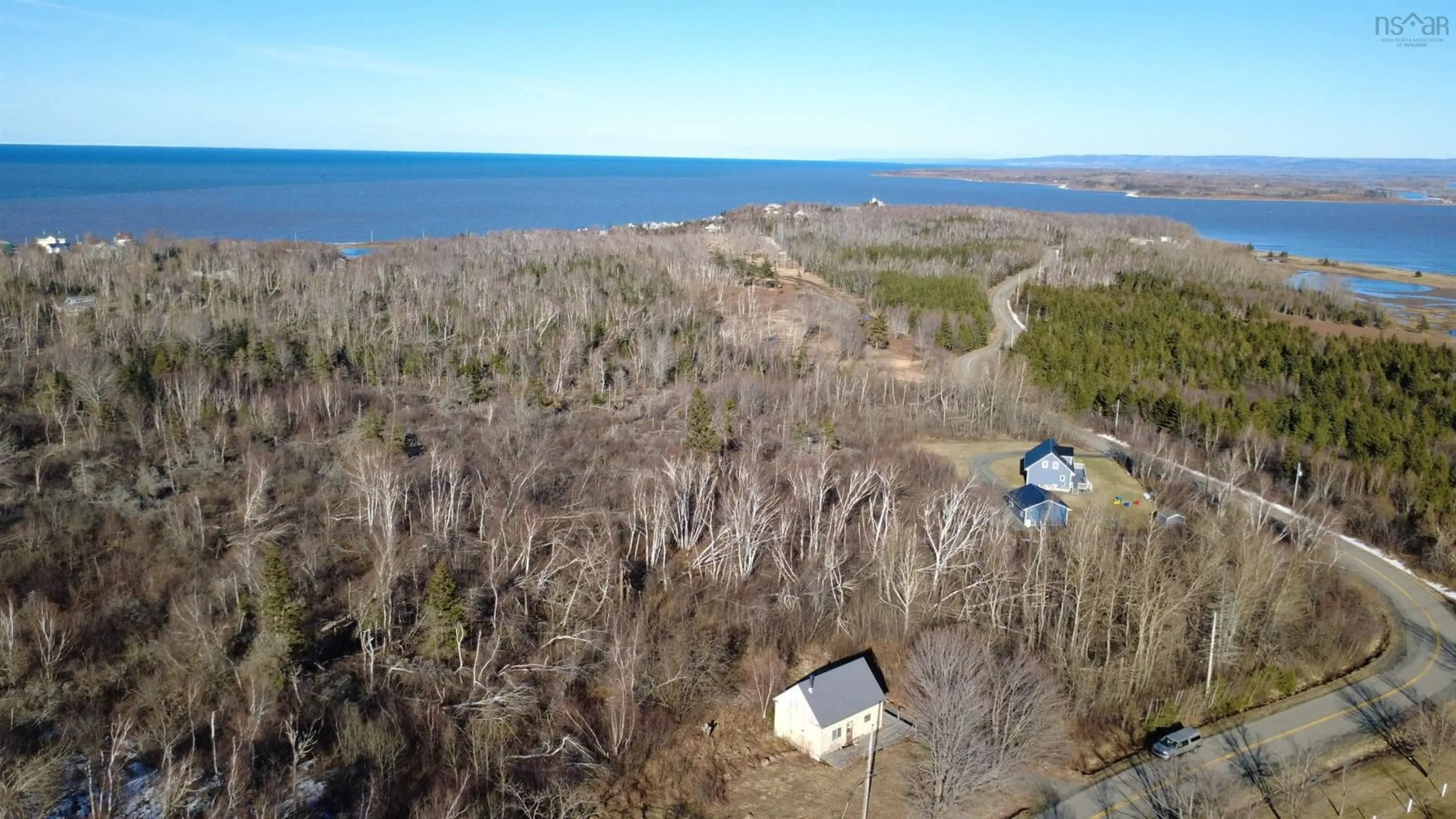 A pic from outside/outdoor area/front of a property/back of a property/a pic from drone, water/lake/river/ocean view for 81 Levi White Rd, Kings Head Nova Scotia B2H 5C4