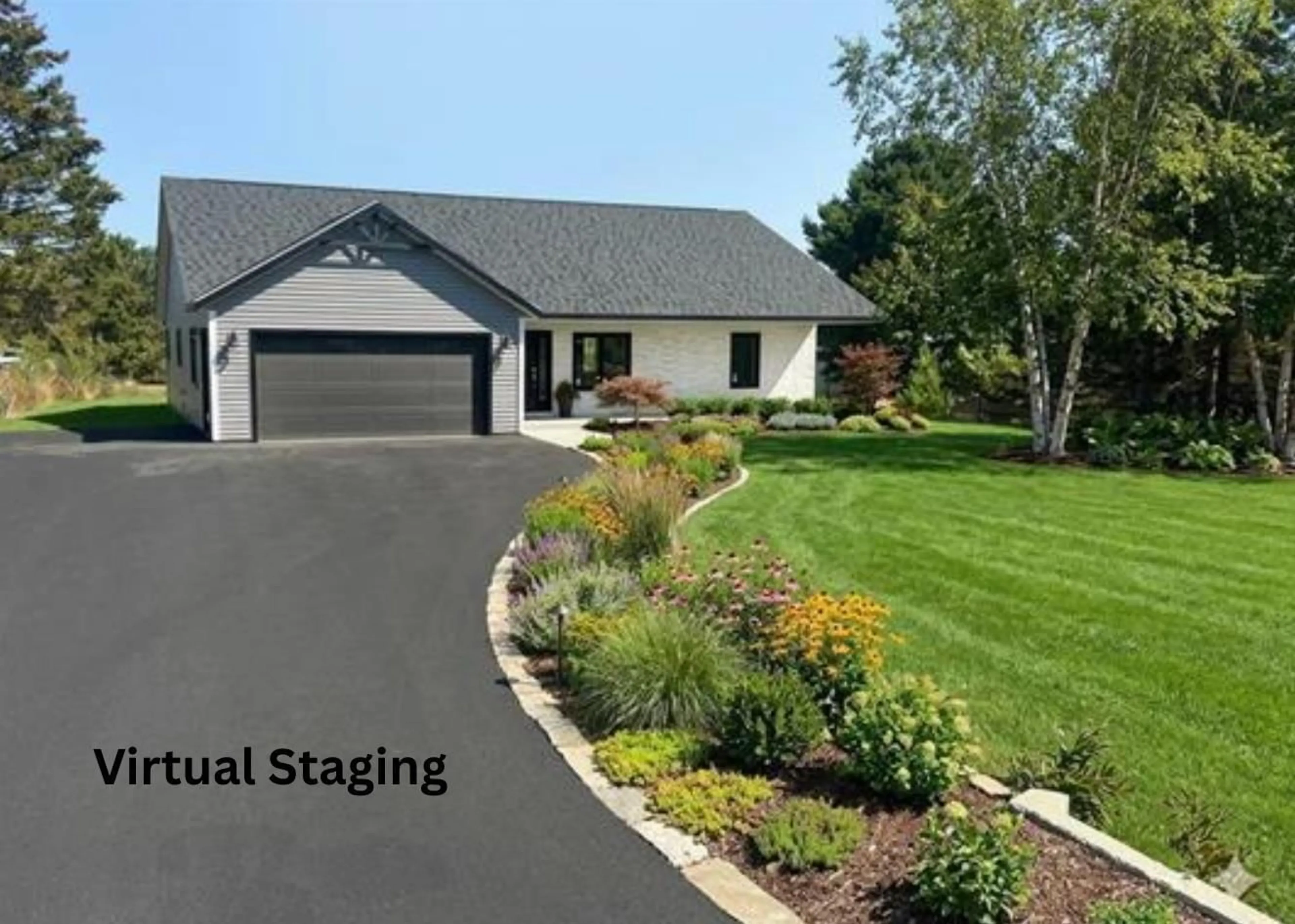 Home with vinyl exterior material, street for 1866 Greenwood Rd, Kingston Nova Scotia B0P 1R0