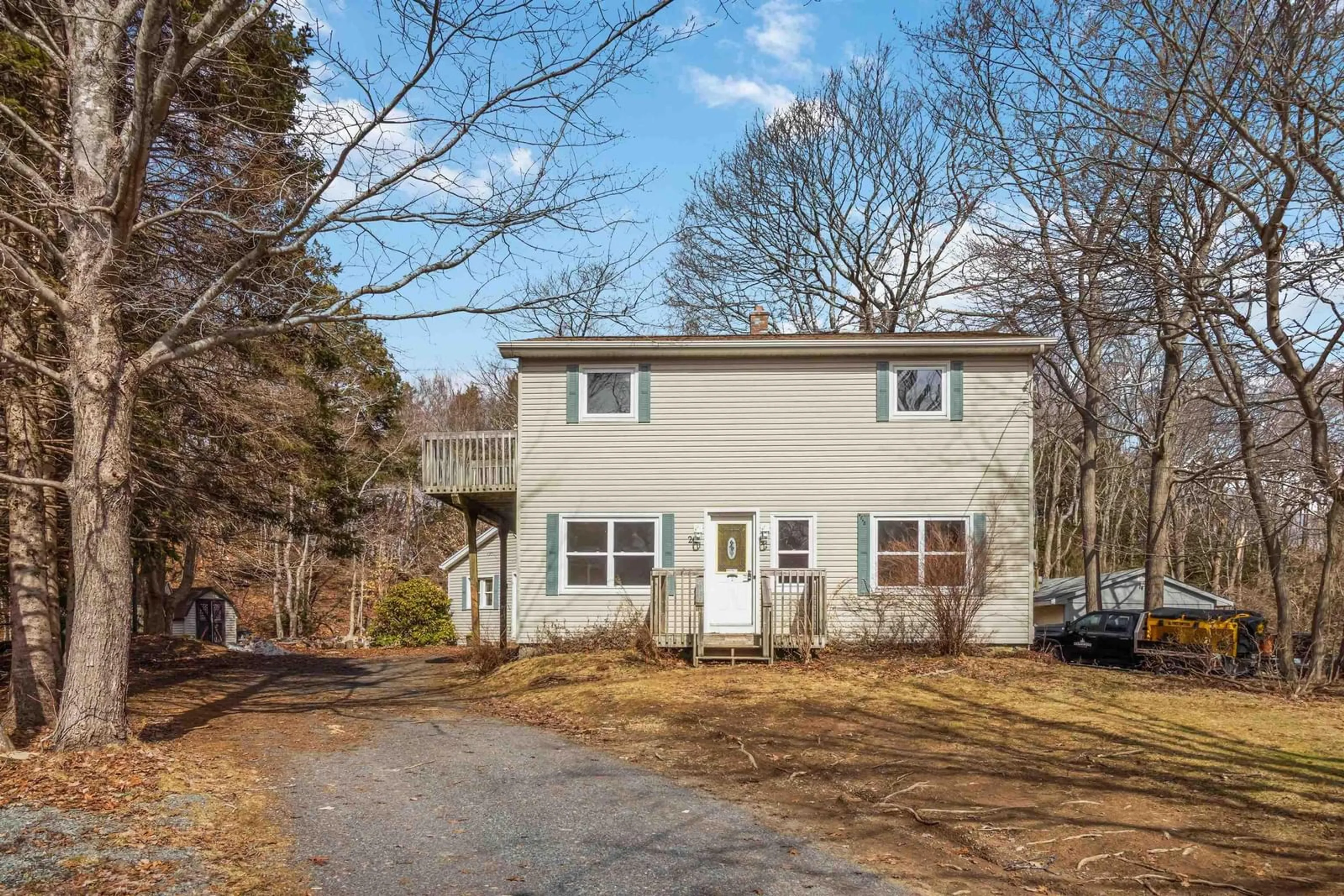 A pic from outside/outdoor area/front of a property/back of a property/a pic from drone, street for 21 Forest Hill Dr, Halifax Nova Scotia B3M 1X2