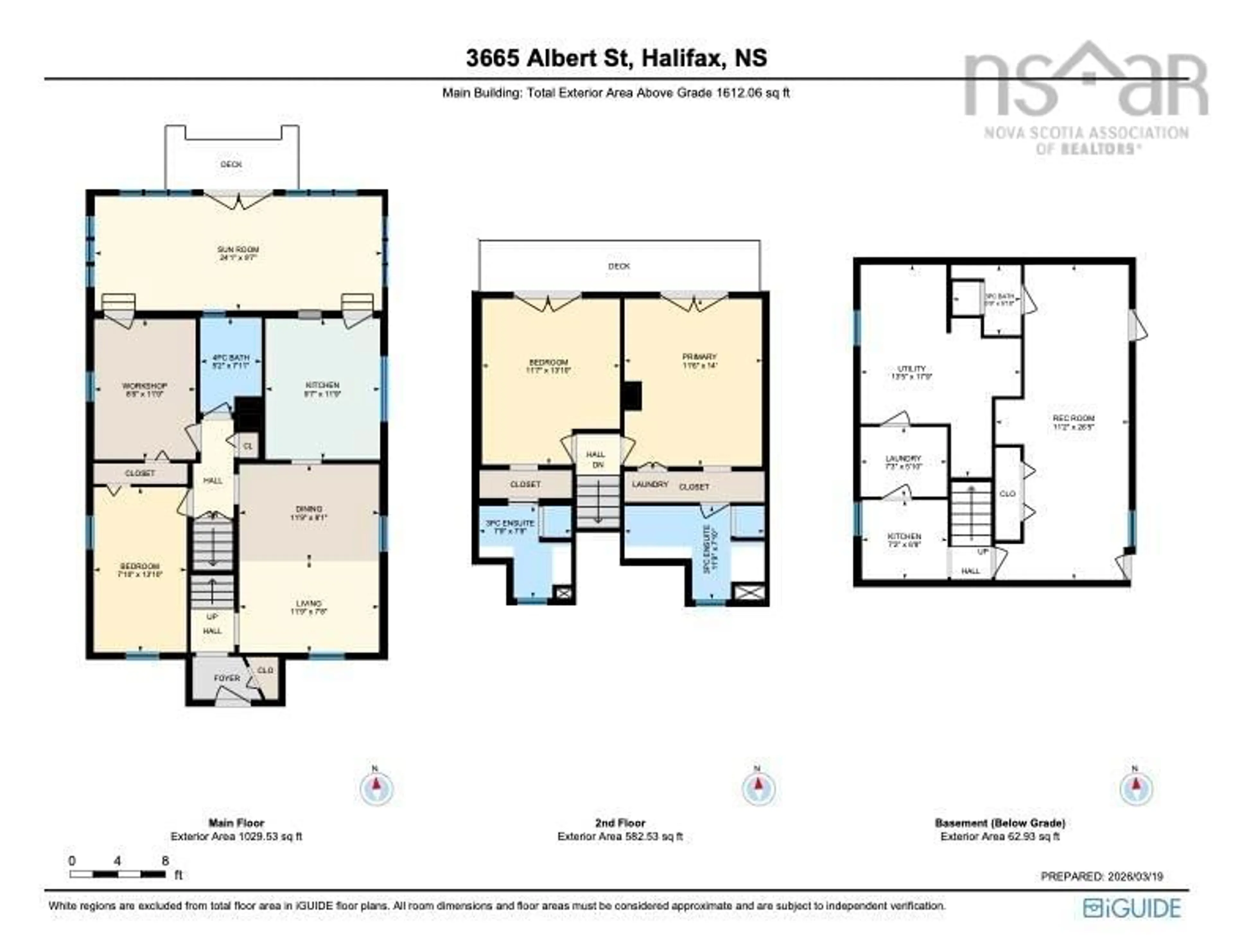 Floor plan for 3665 Albert St, Halifax Peninsula Nova Scotia B3K 3N7