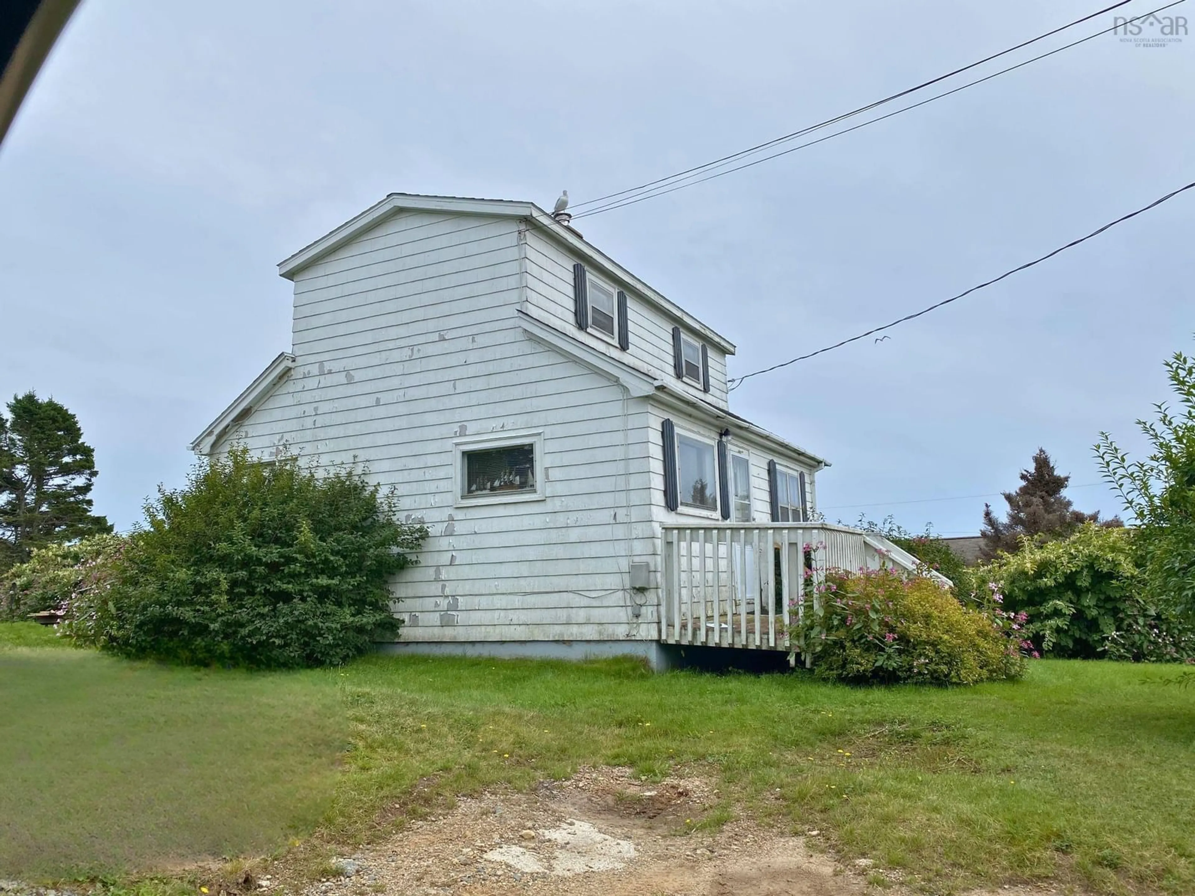 A pic from outside/outdoor area/front of a property/back of a property/a pic from drone, building for 1664 Ketch Harbour Rd, Sambro Nova Scotia B3V 1L5